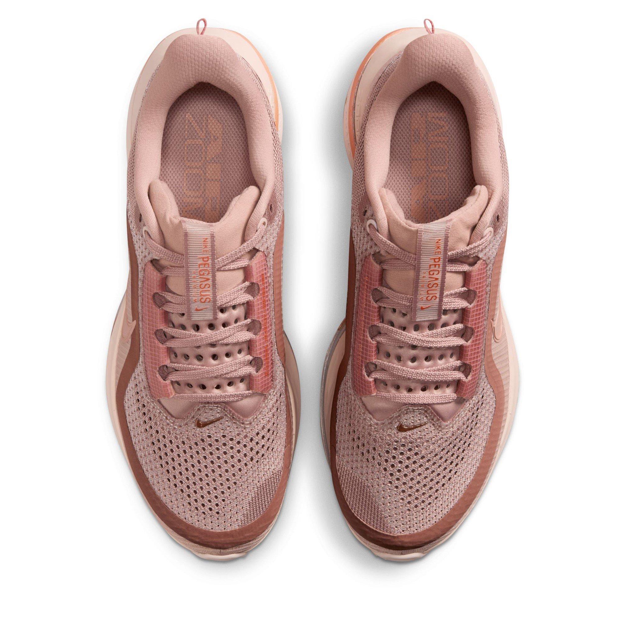 Pink/Rose-Gold - Nike - Pegasus Premium Womens Running Shoes - 6