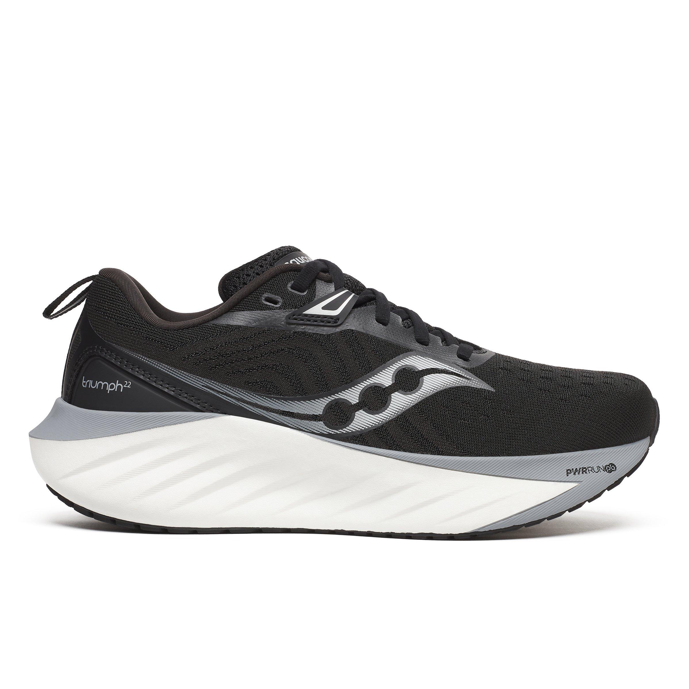 Saucony Triumph 22 Running Trainers - Black/White - Size 5 (38)