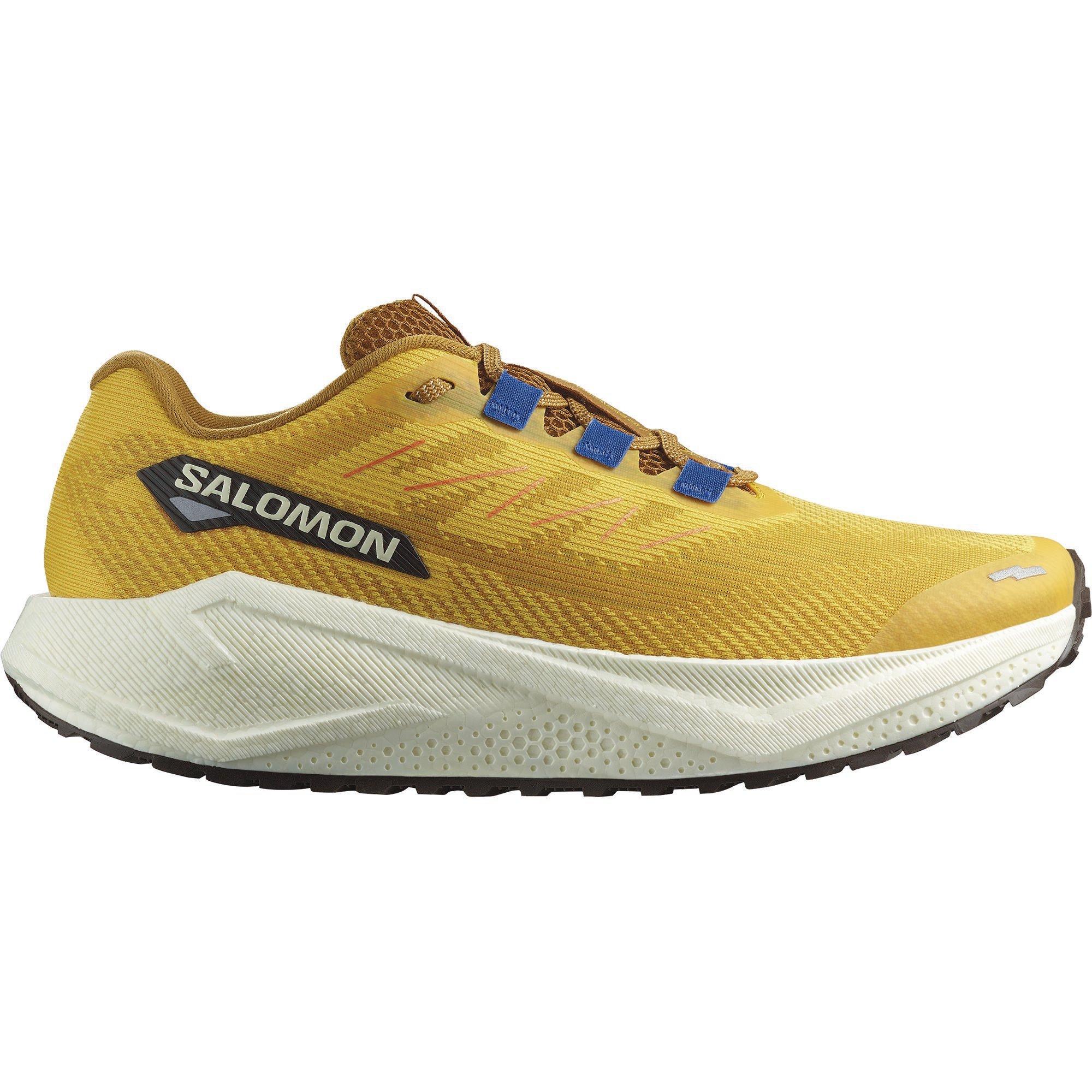 Salomon Men's Aero Blaze 3 Trail Running Shoes - Spicy/Vanilla - 8 (42)