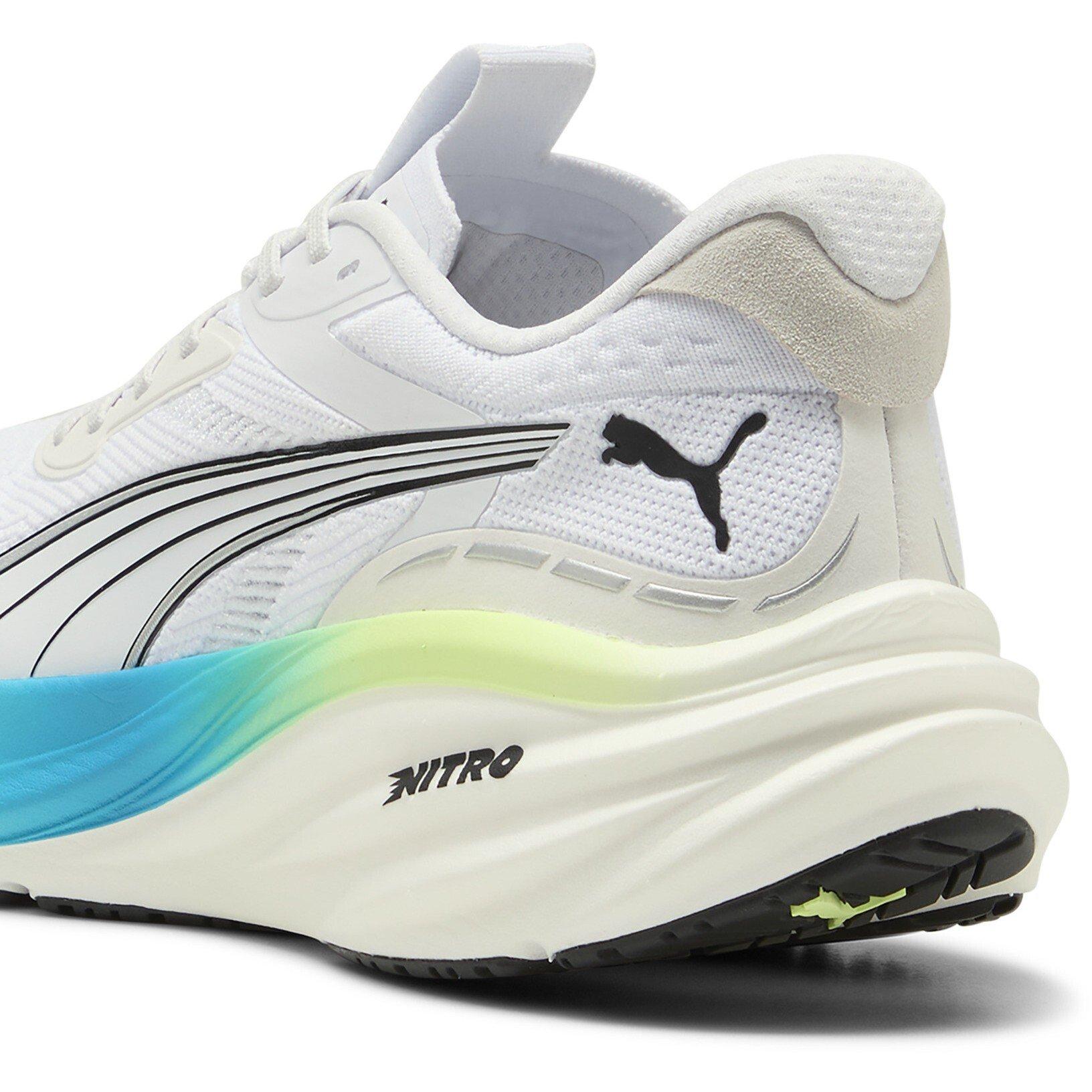 Puma White-Mi - Puma - Men's Magnify Nitro 3 Everyday Neutral Road Running Shoes - 5
