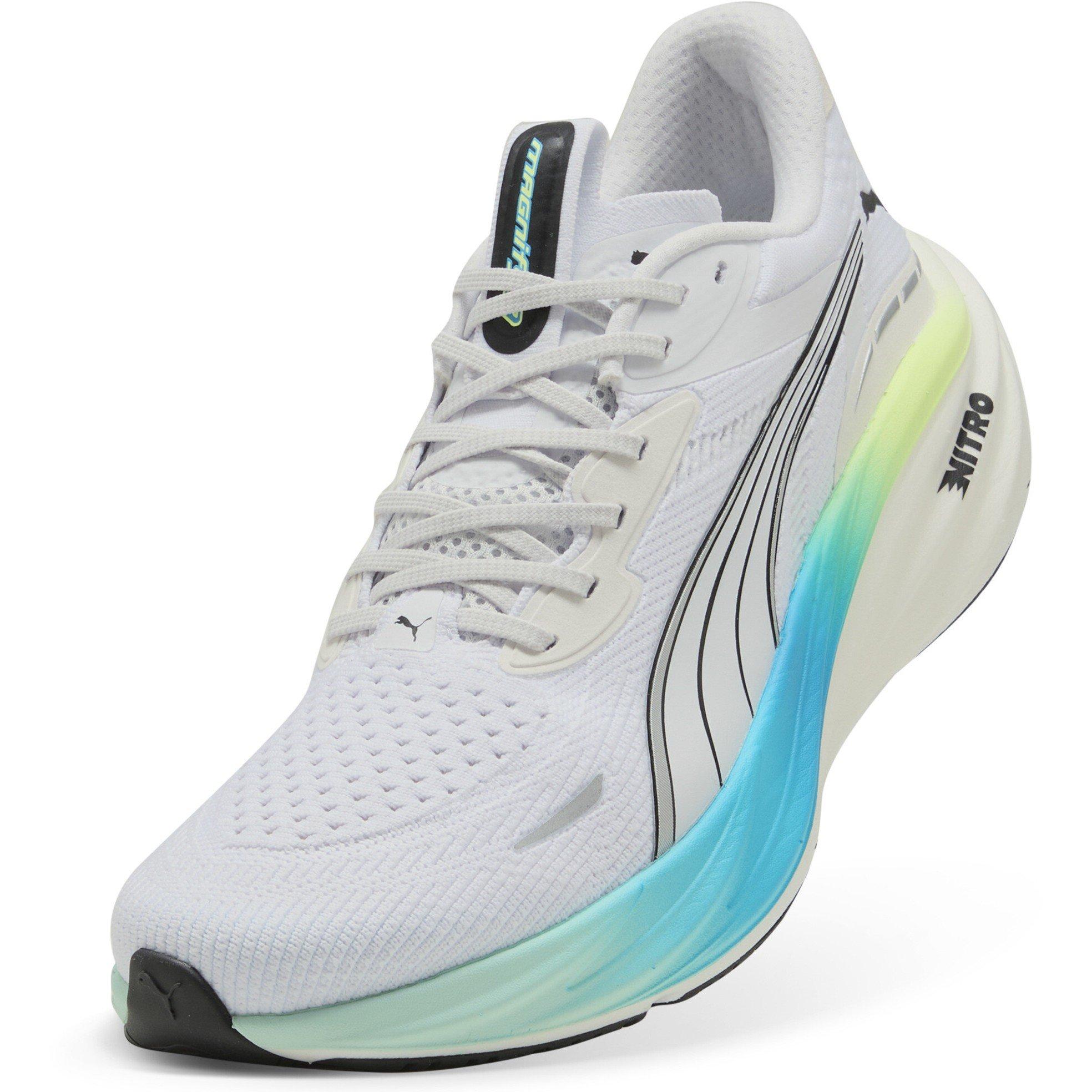 Puma White-Mi - Puma - Men's Magnify Nitro 3 Everyday Neutral Road Running Shoes - 6