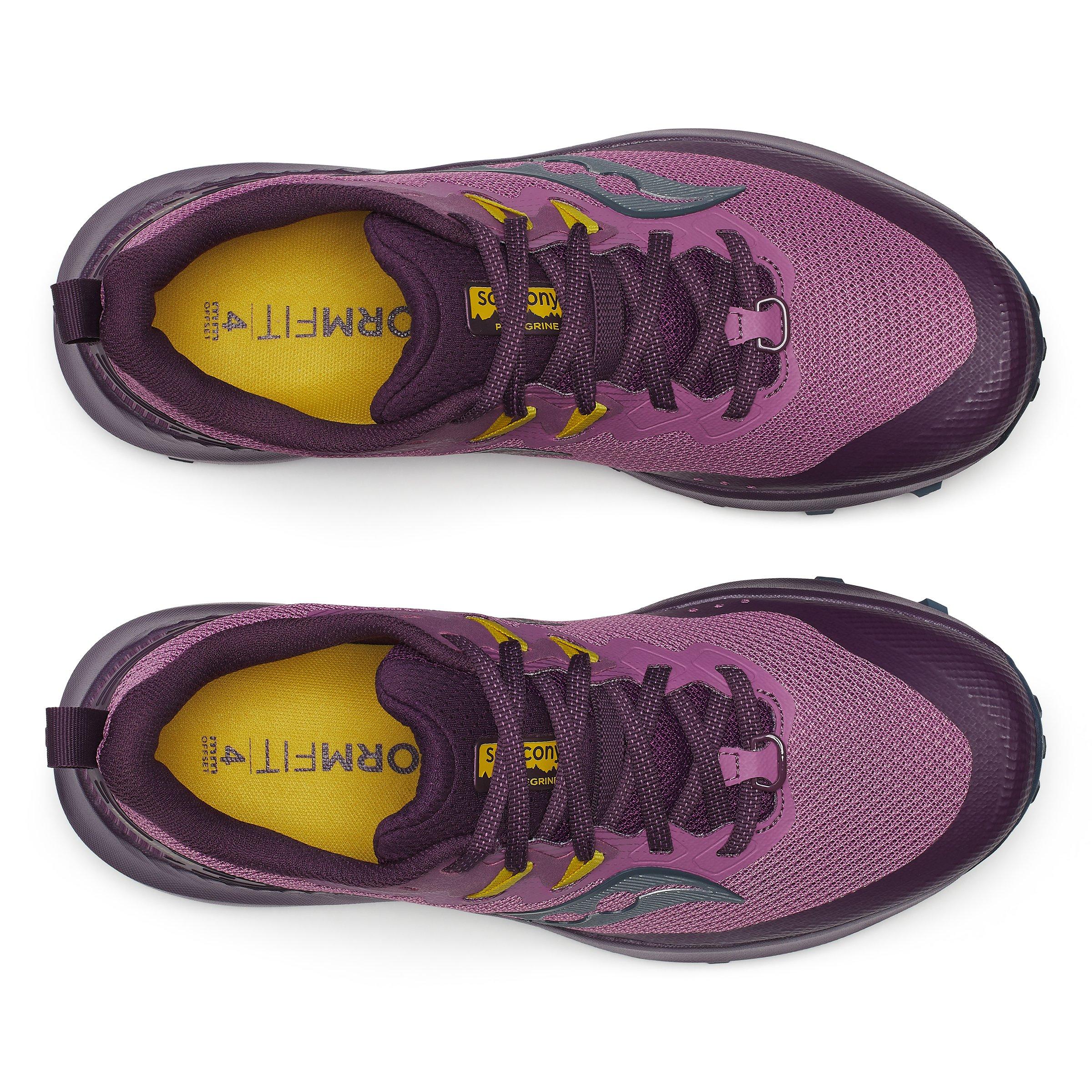 Plum/Eggplant - Saucony - Women's Peregrine 14 Off-Road Trail Running Shoes - 4
