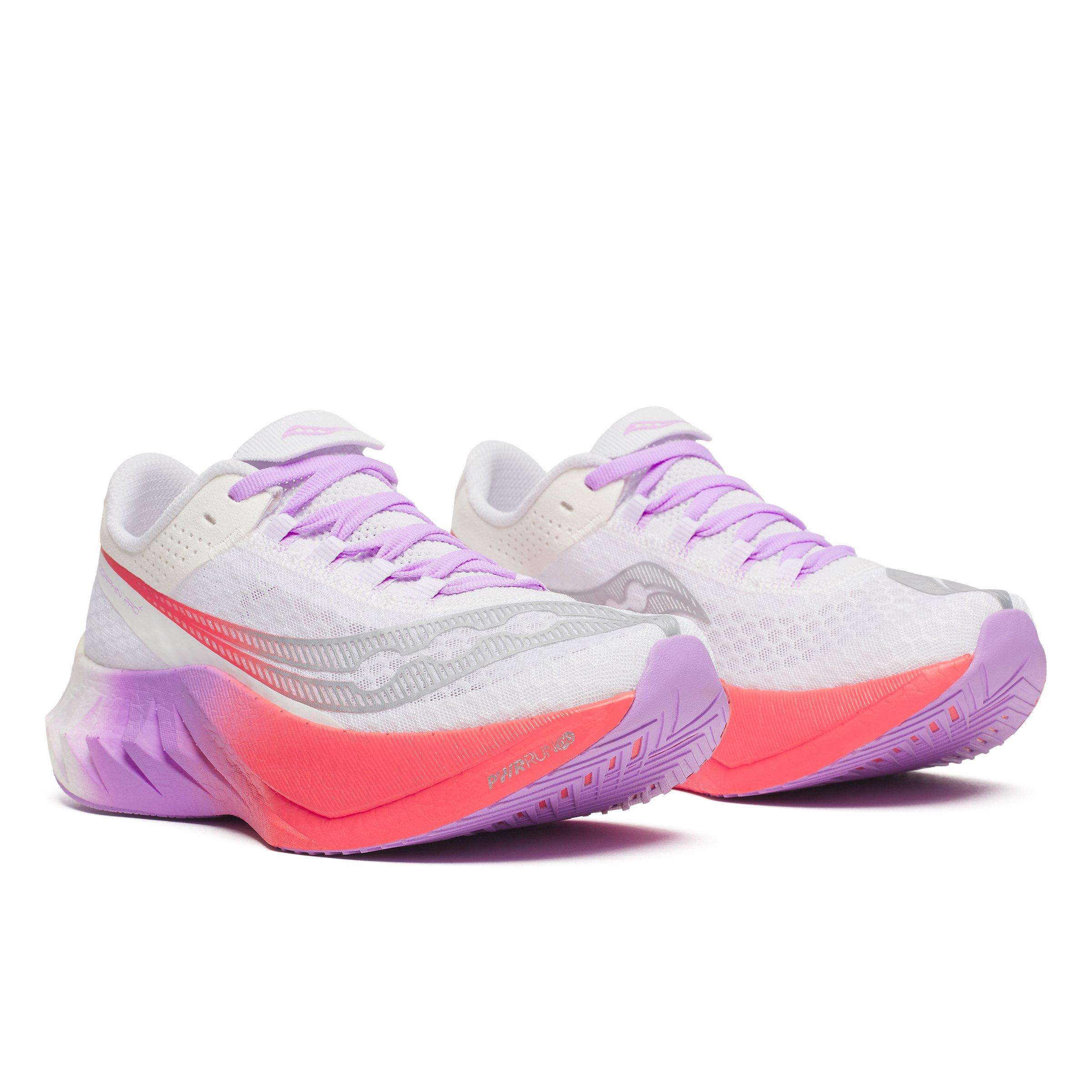 Branco/Crocus - Saucony - Endorphin Pro 4 Trainers Womens - 2