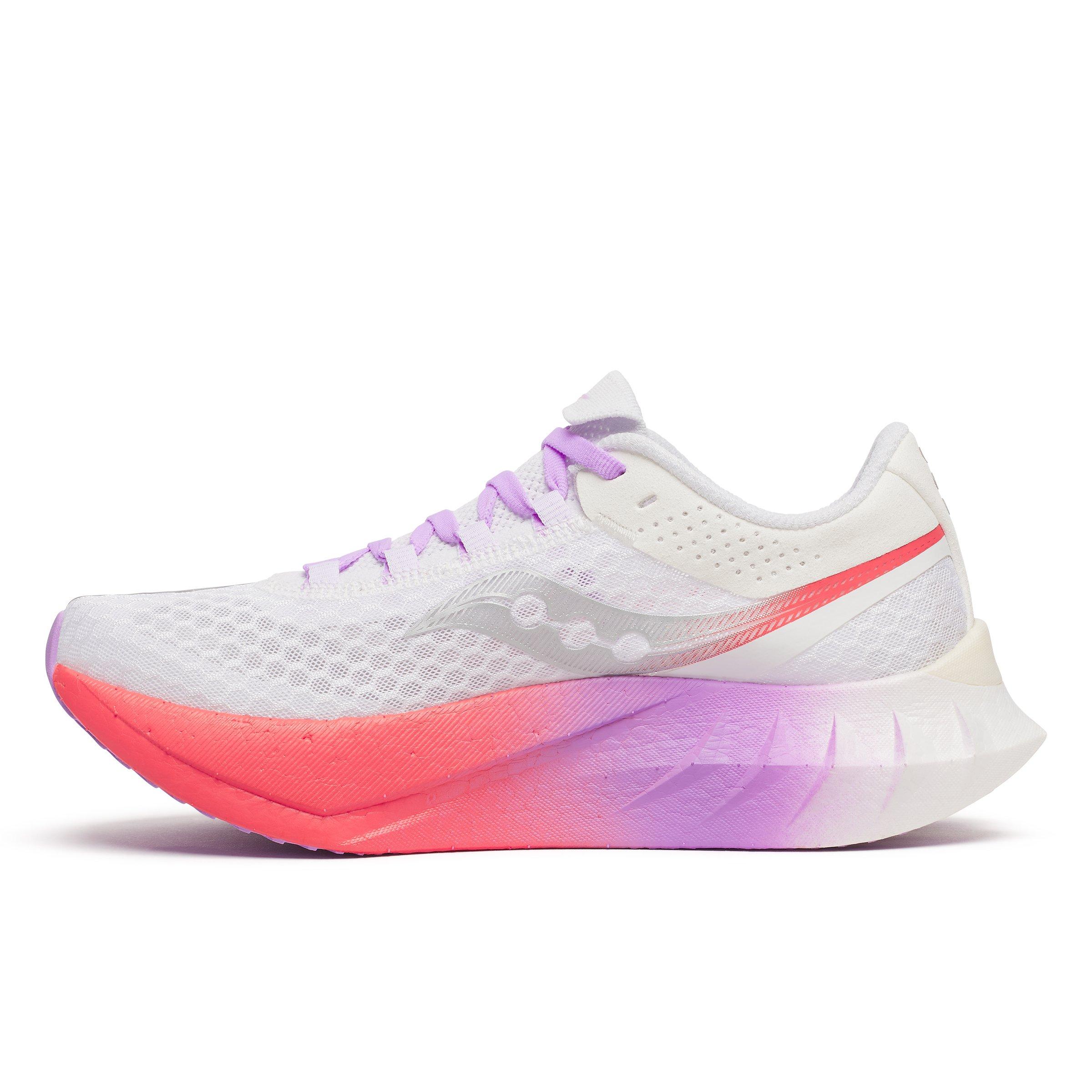 Branco/Crocus - Saucony - Endorphin Pro 4 Trainers Womens - 3