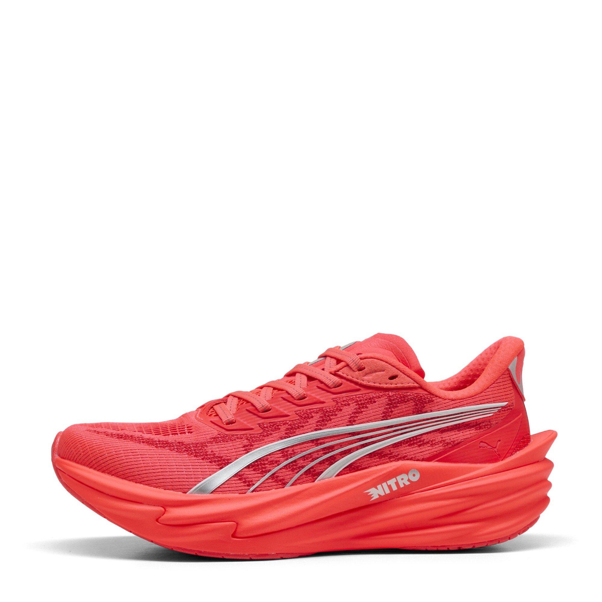 Red/Puma Silver - Puma - Deviate Nitro 4 Womens Running Shoes - 2