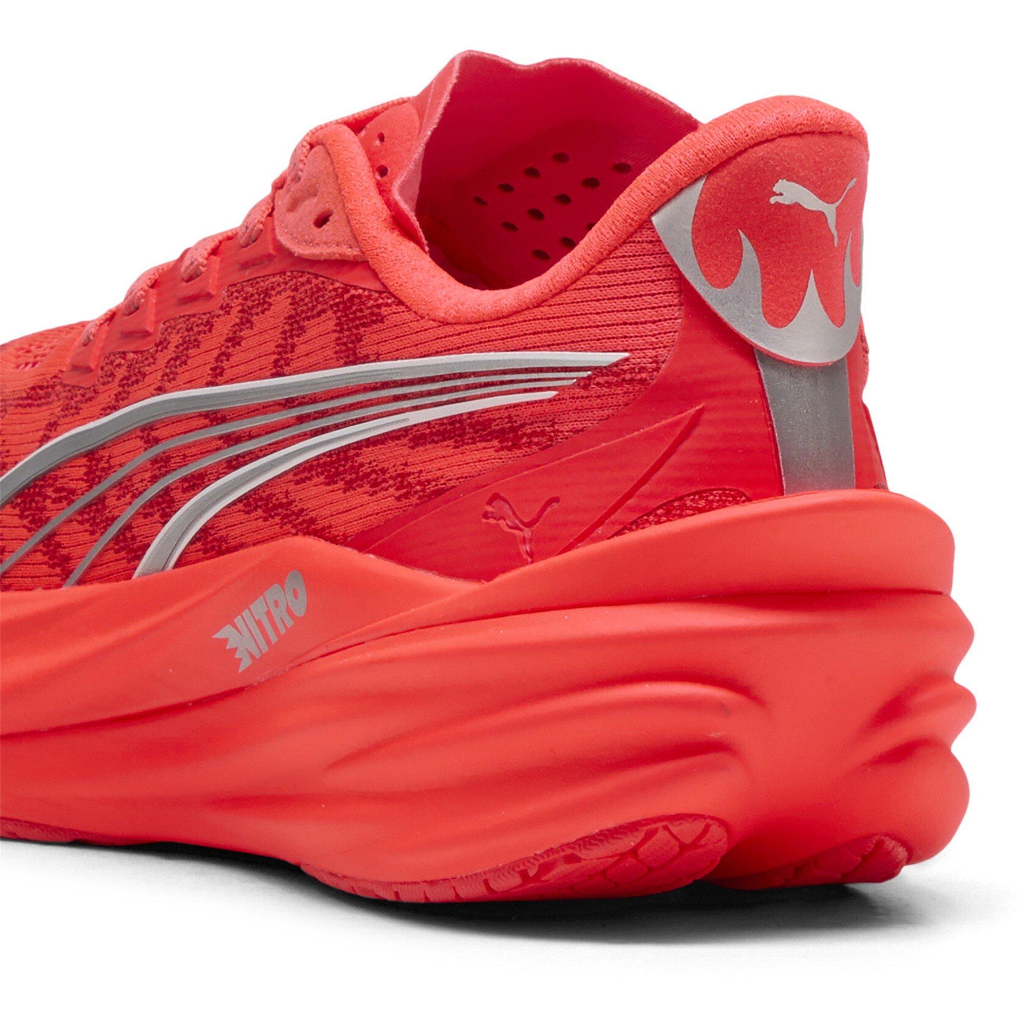 Red/Puma Silver - Puma - Deviate Nitro 4 Womens Running Shoes - 6
