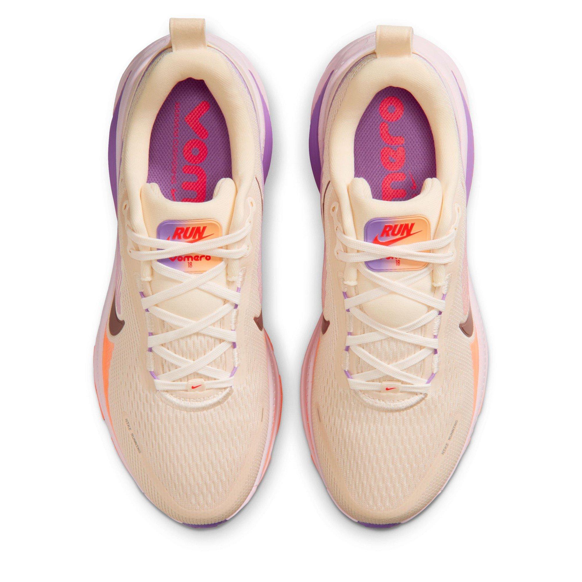 Chalk/Pink Foam - Nike - Vomero 18 Womens Running Shoes - 7