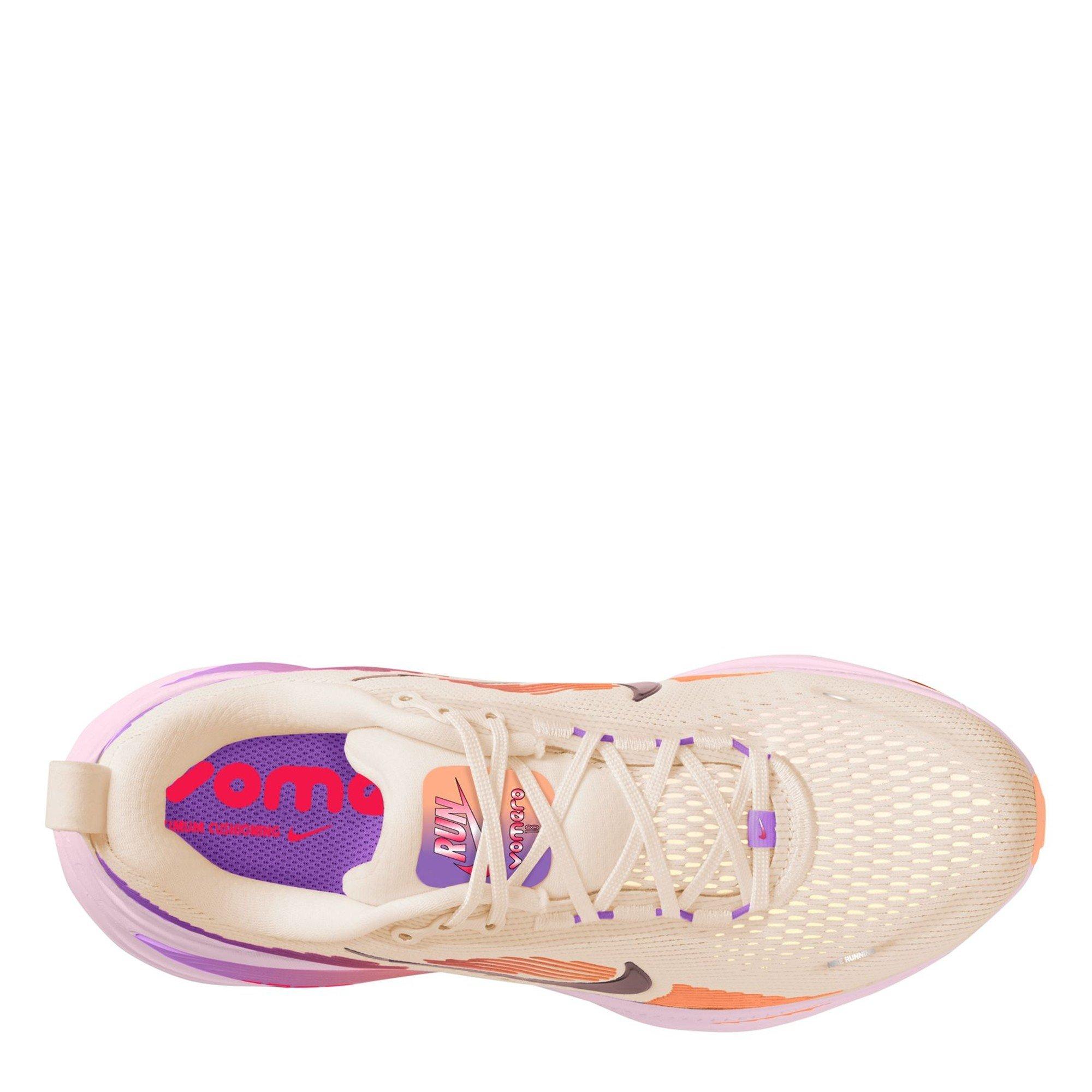 Chalk/Pink Foam - Nike - Vomero 18 Womens Running Shoes - 10