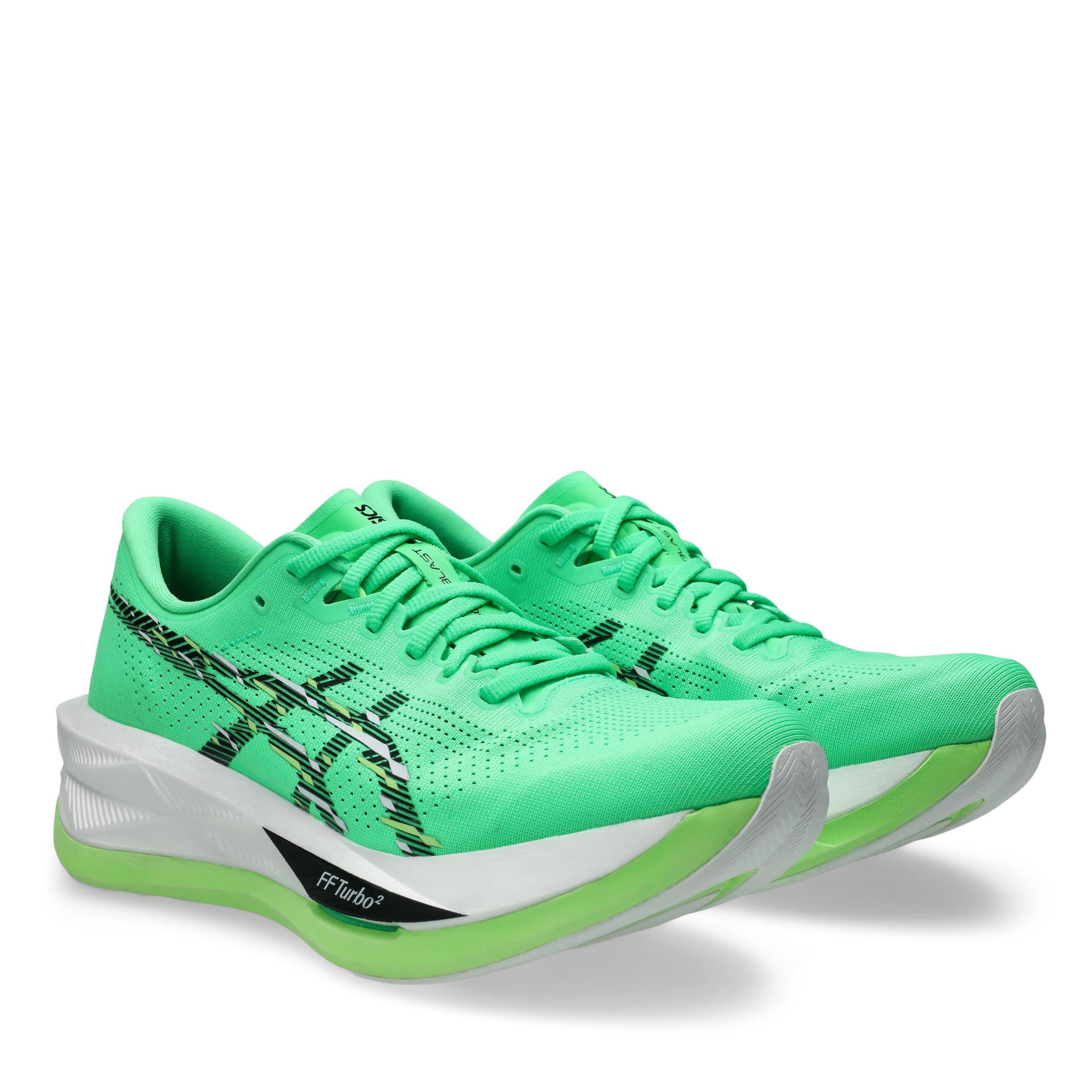 Green/Black - Asics - Sonicblast Road Running Shoes Mens - 4