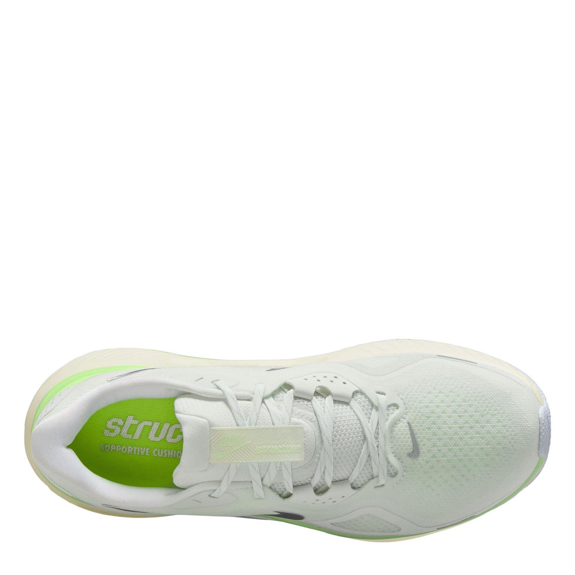 White/Volt-Sail - Nike - Structure 26 Womens Running Shoes - 10