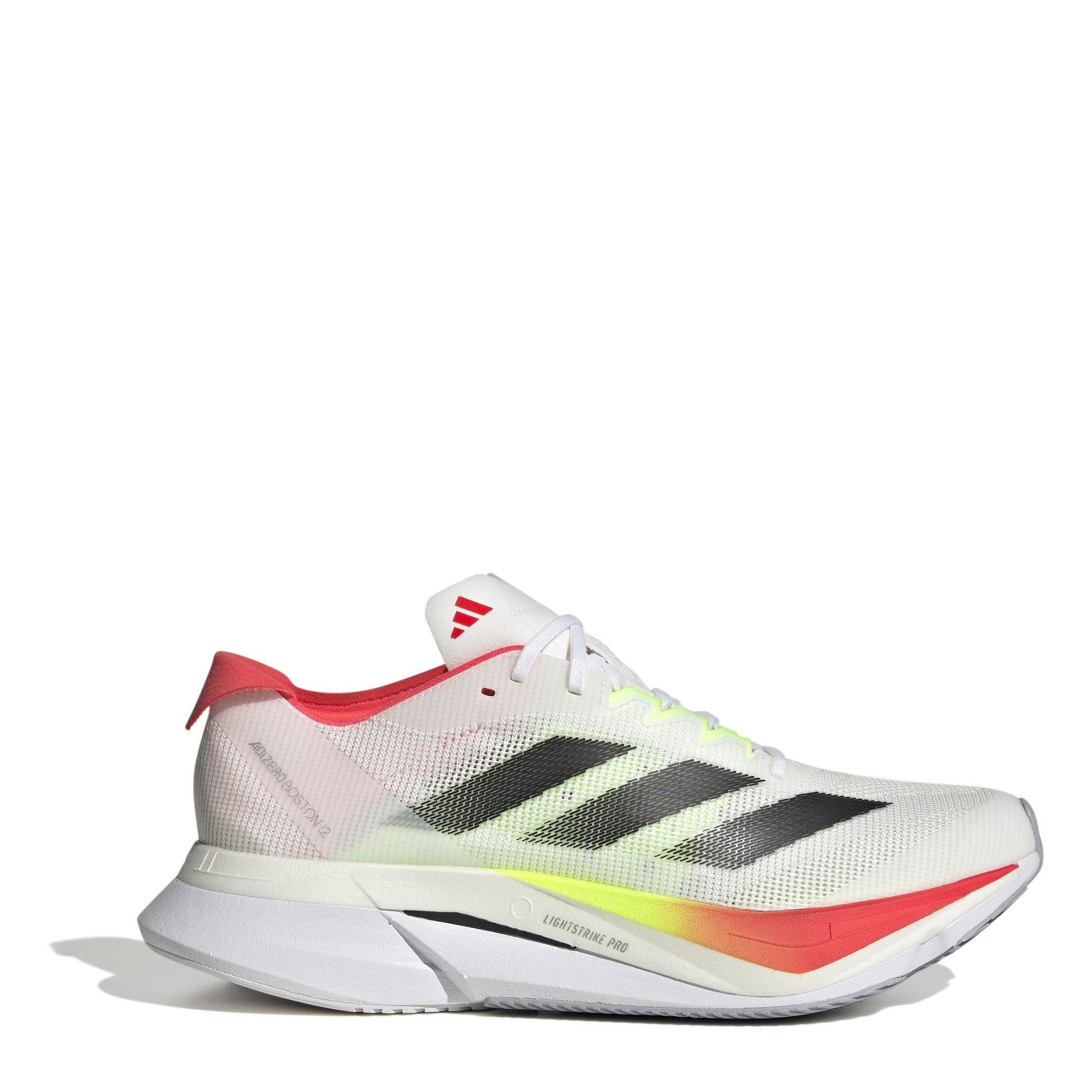 FTWWHT/CBLACK/L - adidas - Adizero Boston 12 Road Running Shoes Womens - 1