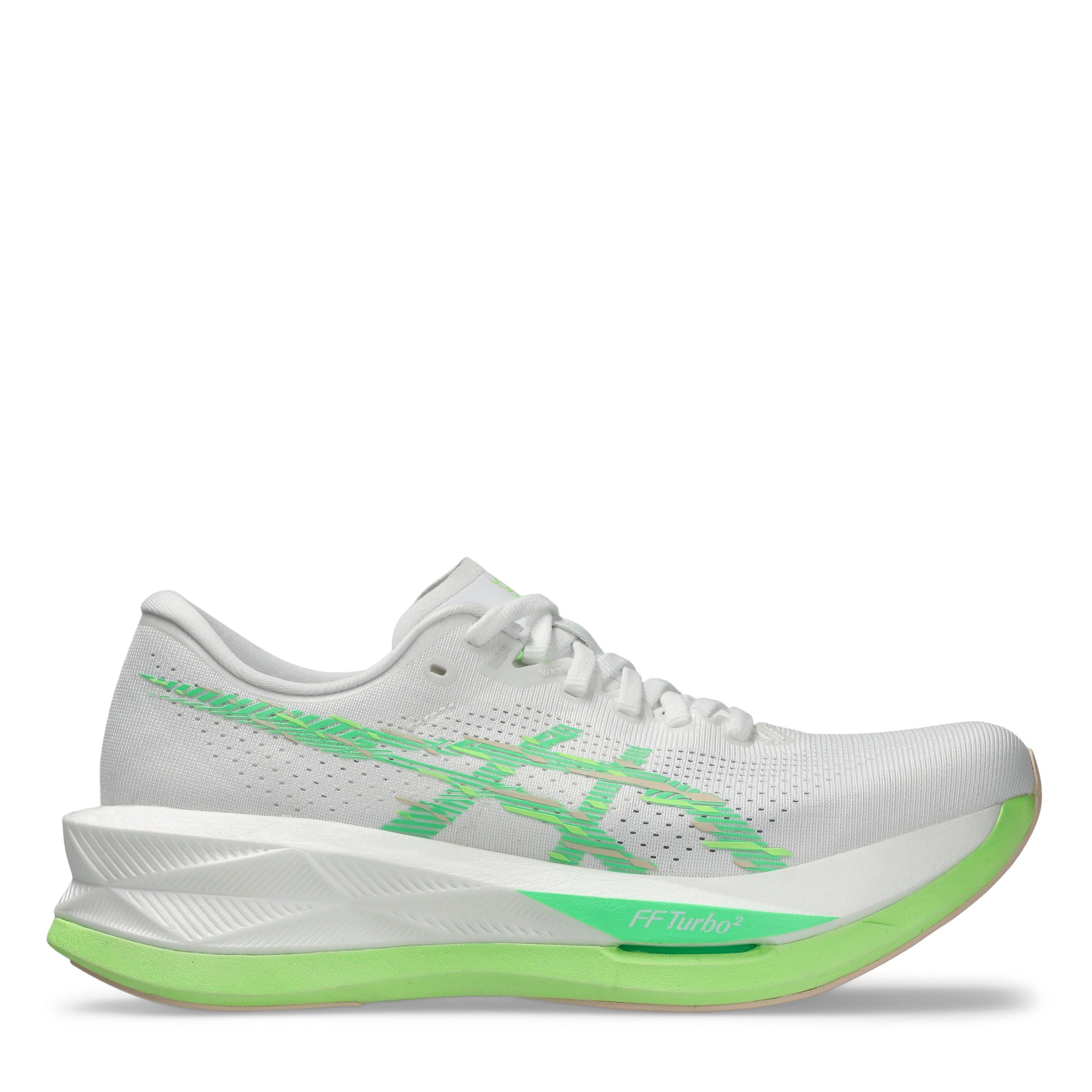 White/Green - Asics - Sonicblast Womens Running Shoes - 1