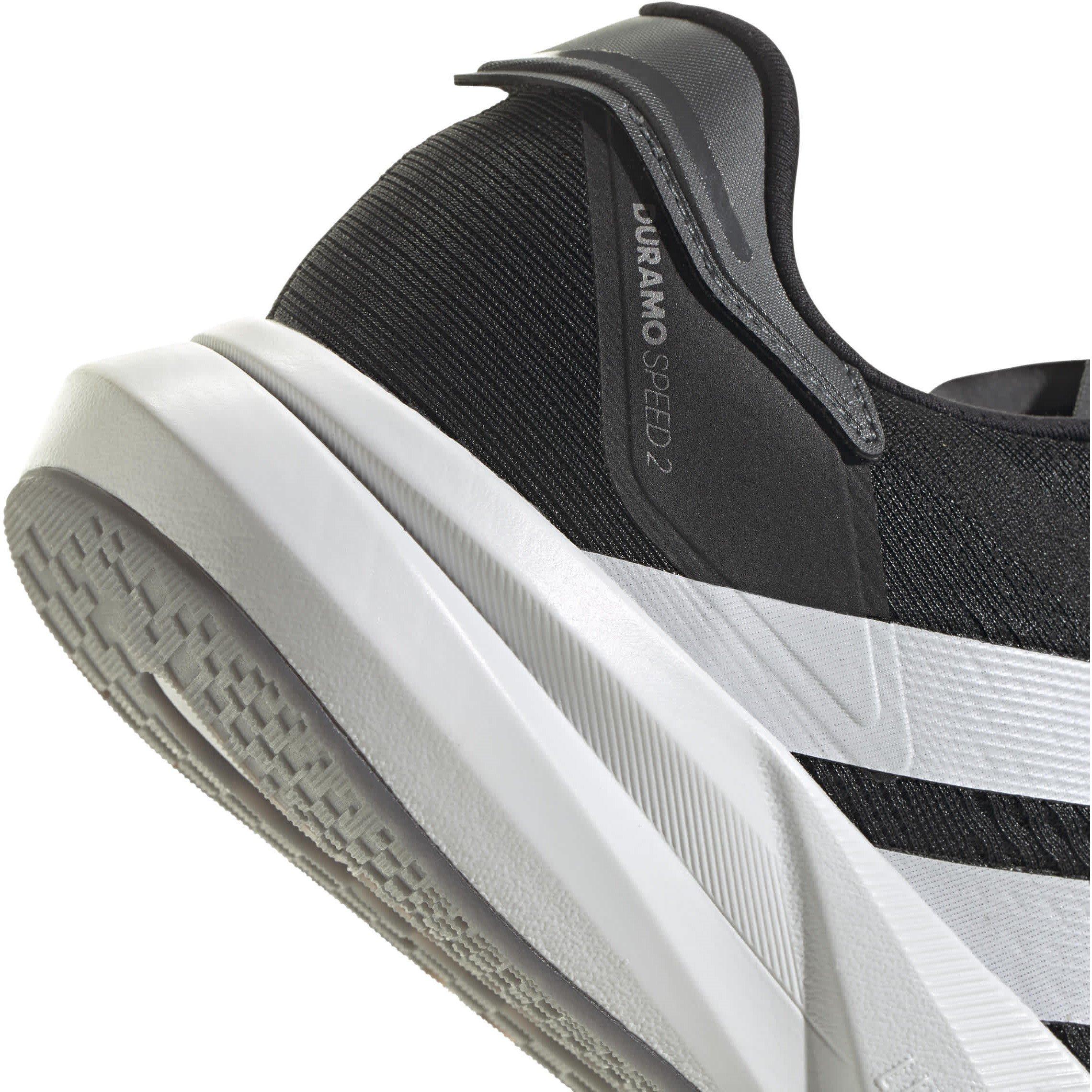 Blk/White/Grey - adidas - Duramo Speed 2 Mens Running Shoes - 7