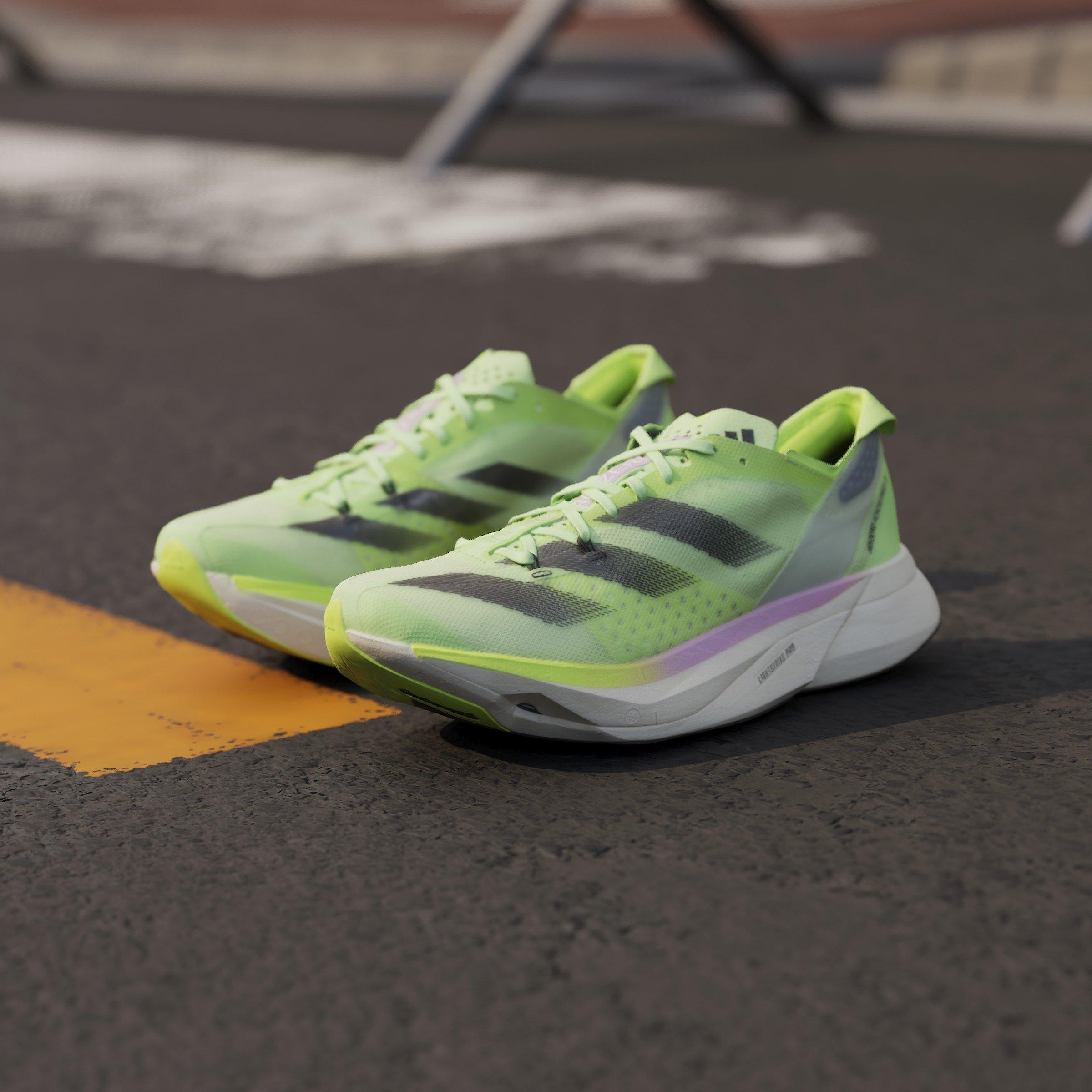 Aurora Schwarz - adidas - Adizero Adios Pro Fast Neutral Road Running Shoes - 12