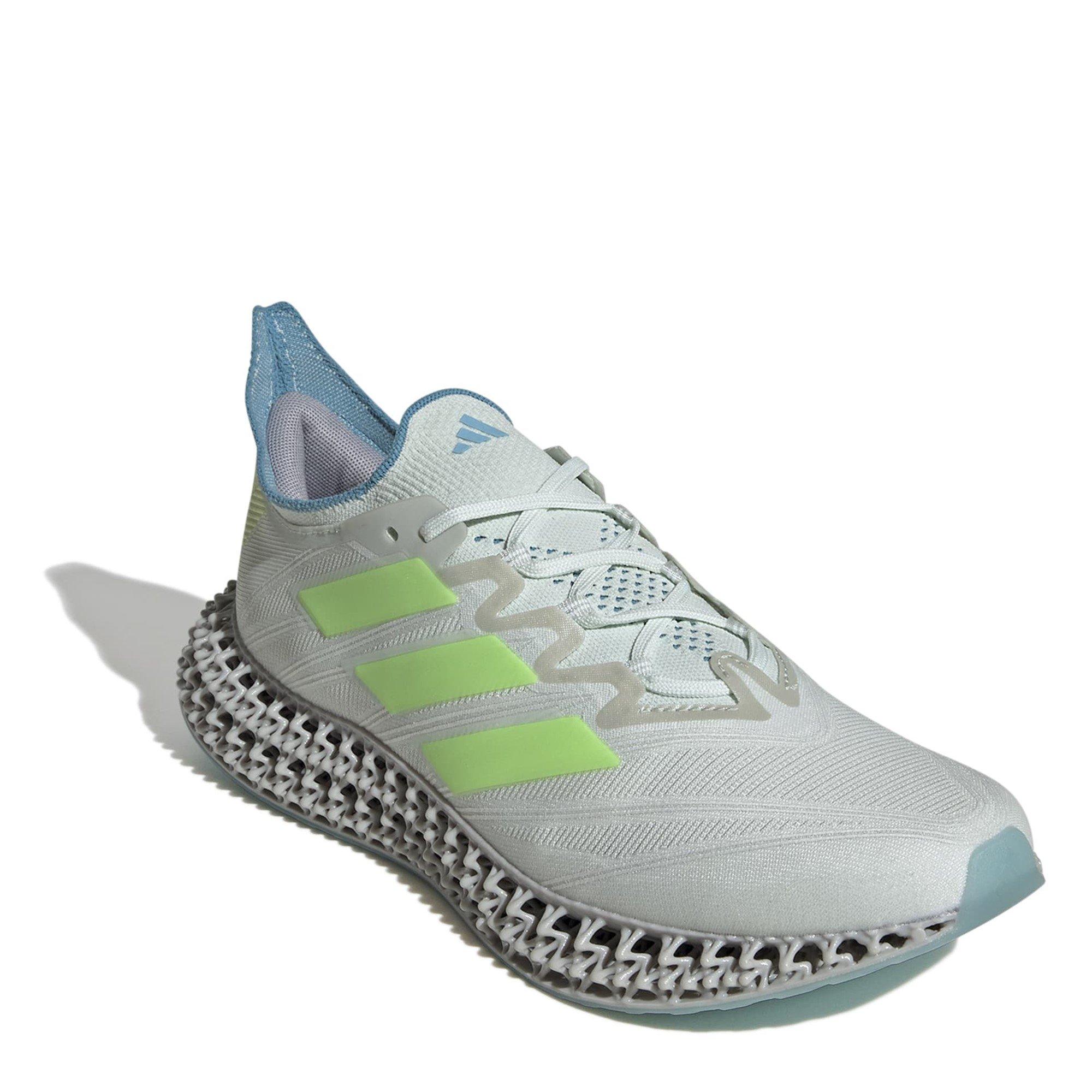 Jade/Lemon/Blue - adidas - Everyday Neutral Road Running Shoes - 3