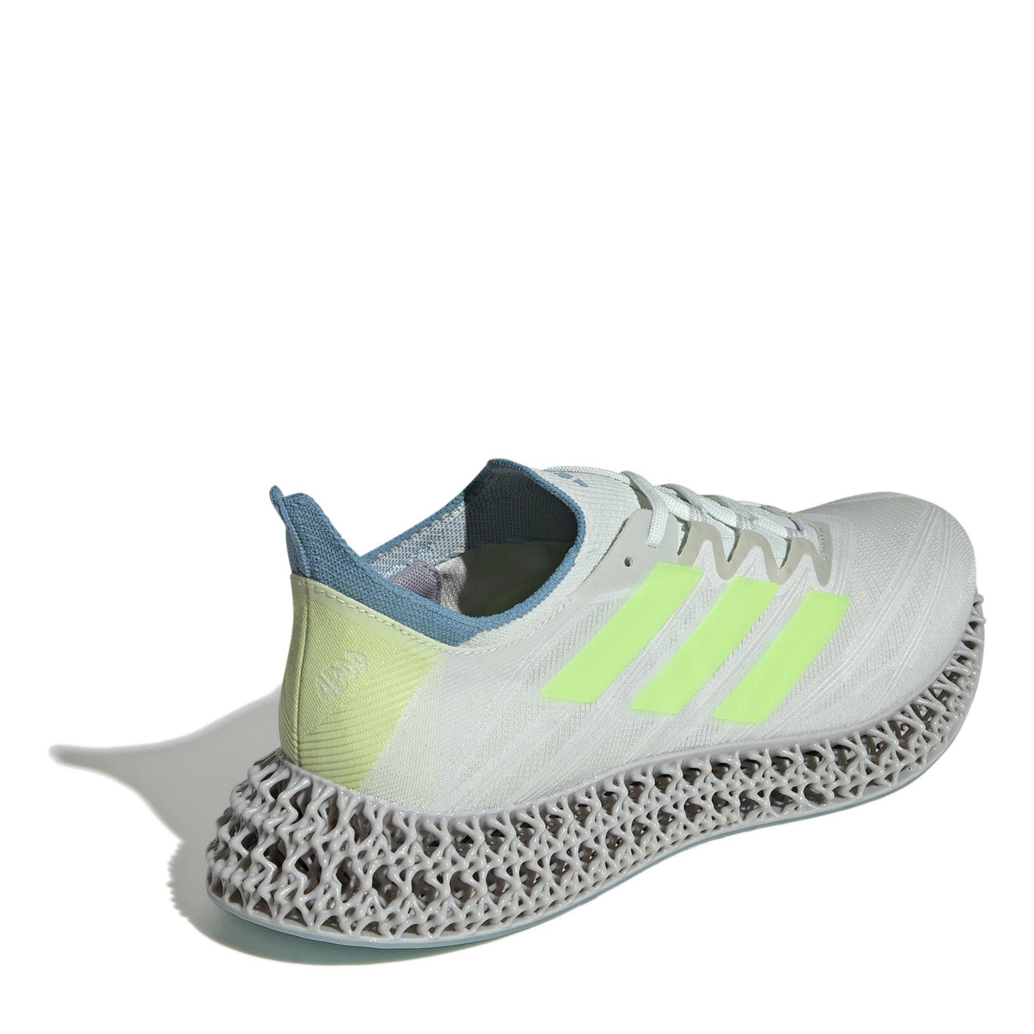 Jade/Lemon/Blue - adidas - Everyday Neutral Road Running Shoes - 4