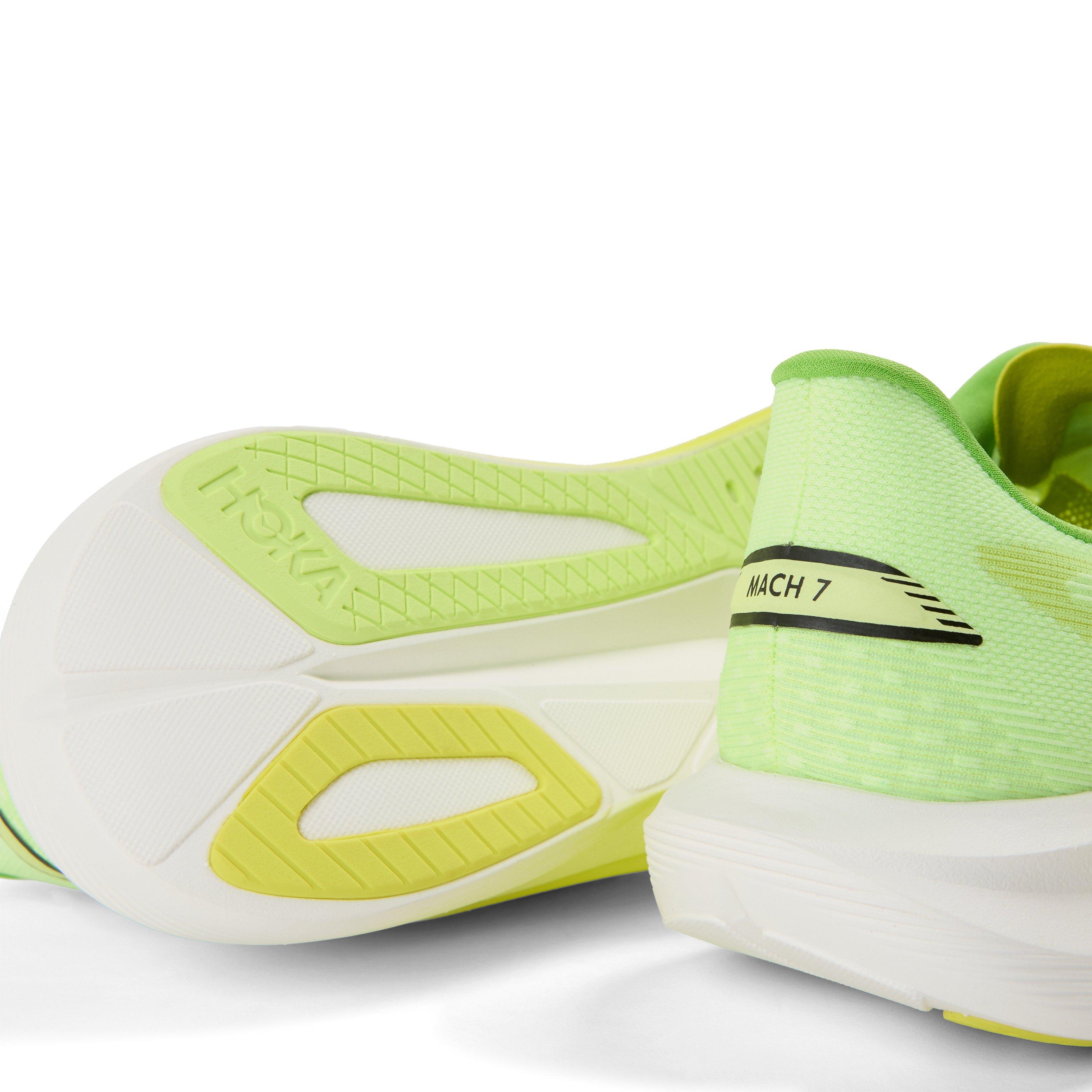 Neon/Citrus - Hoka - Men's Mach 7 Road Running Shoes - 3