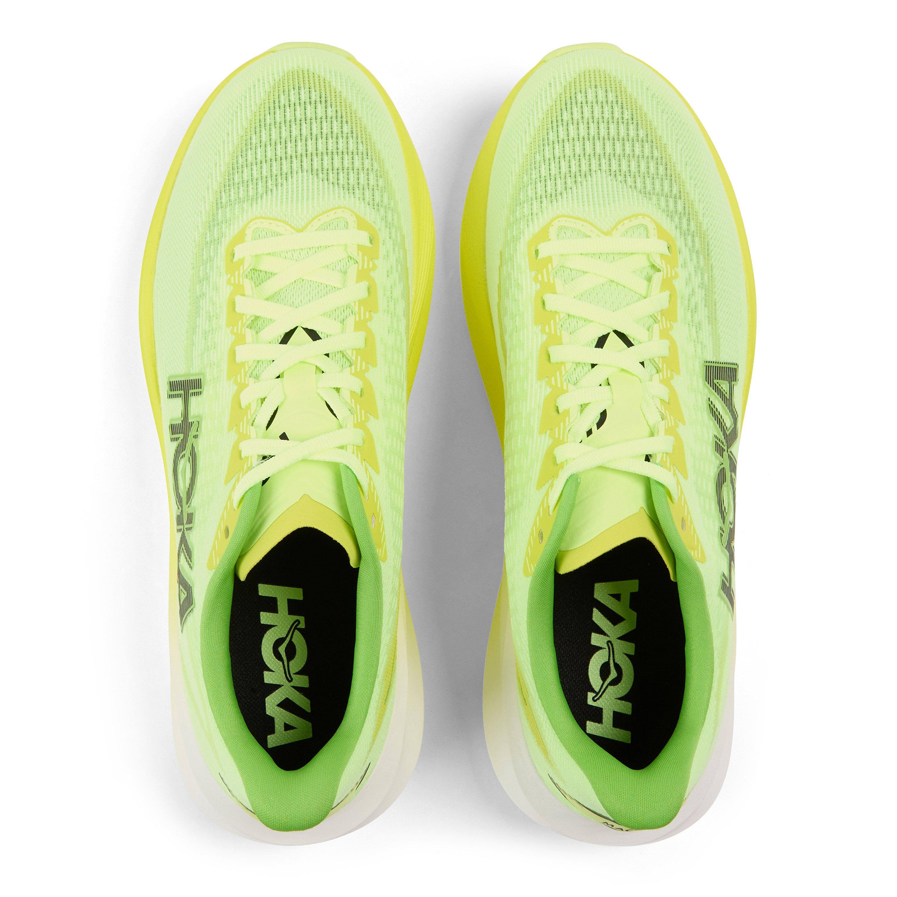 Neon/Citrus - Hoka - Men's Mach 7 Road Running Shoes - 4