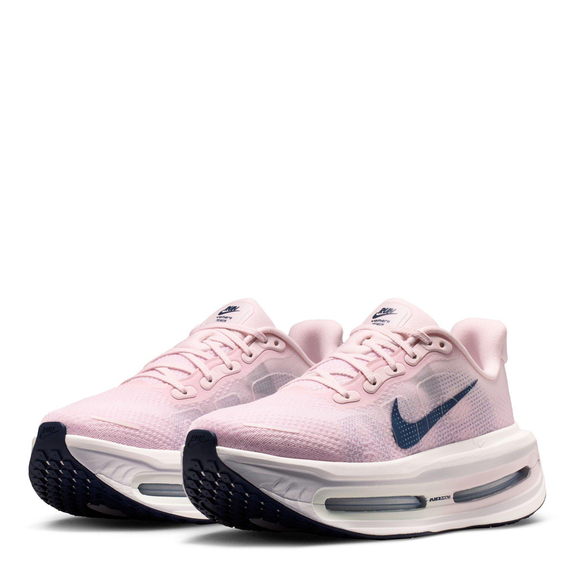 Pearl Pink/Grey - Nike - Vomero Premium Road Running Shoes Womens - 4