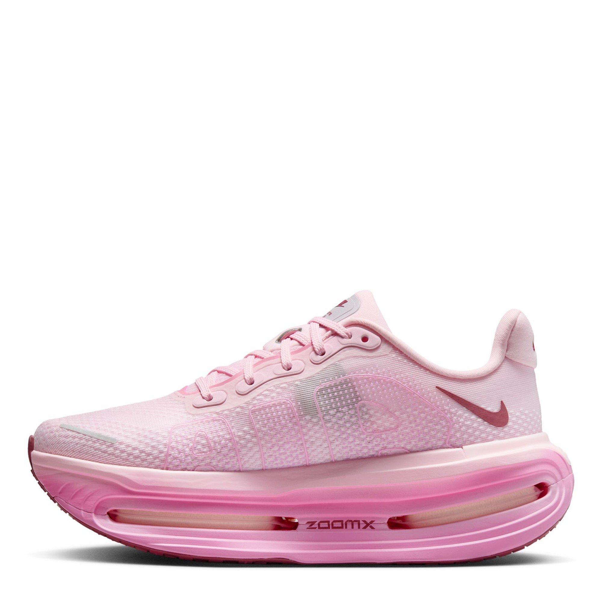 Pink/White - Nike - Vomero Premium Road Running Shoes Womens - 2