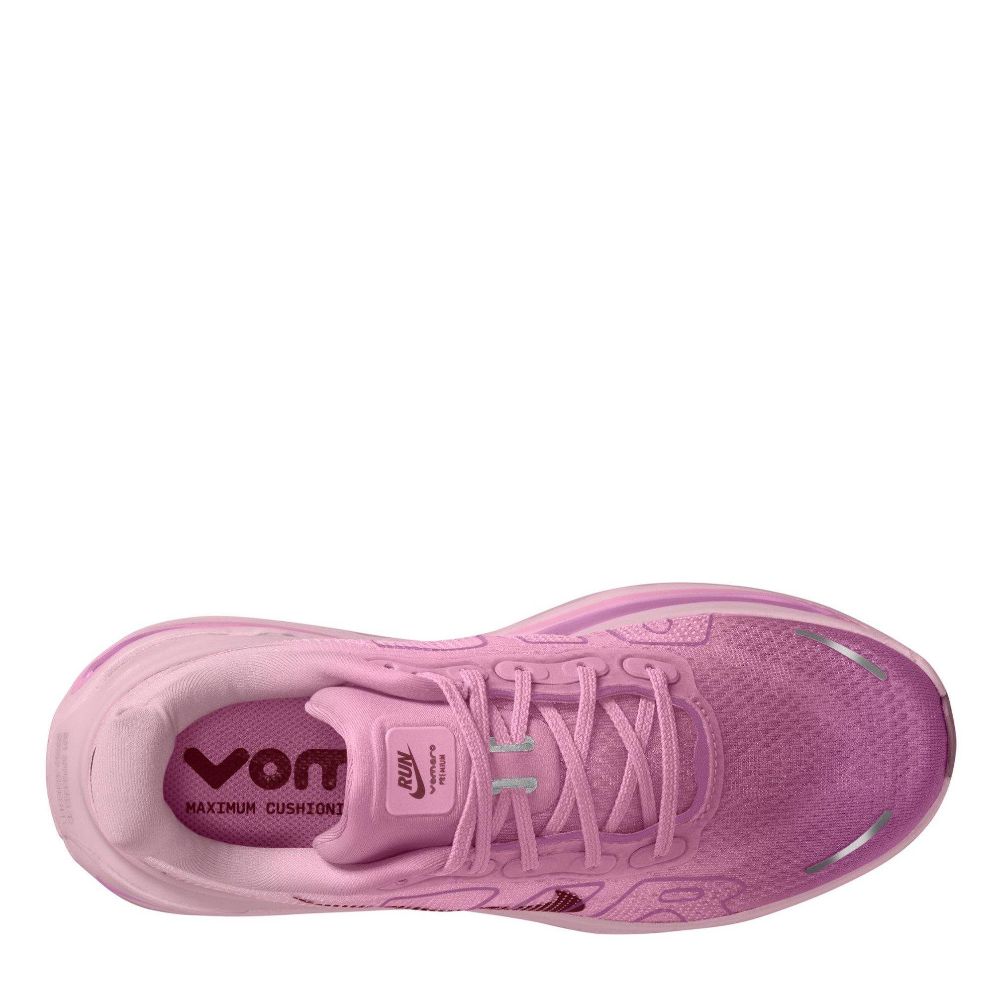 Pink/White - Nike - Vomero Premium Road Running Shoes Womens - 10
