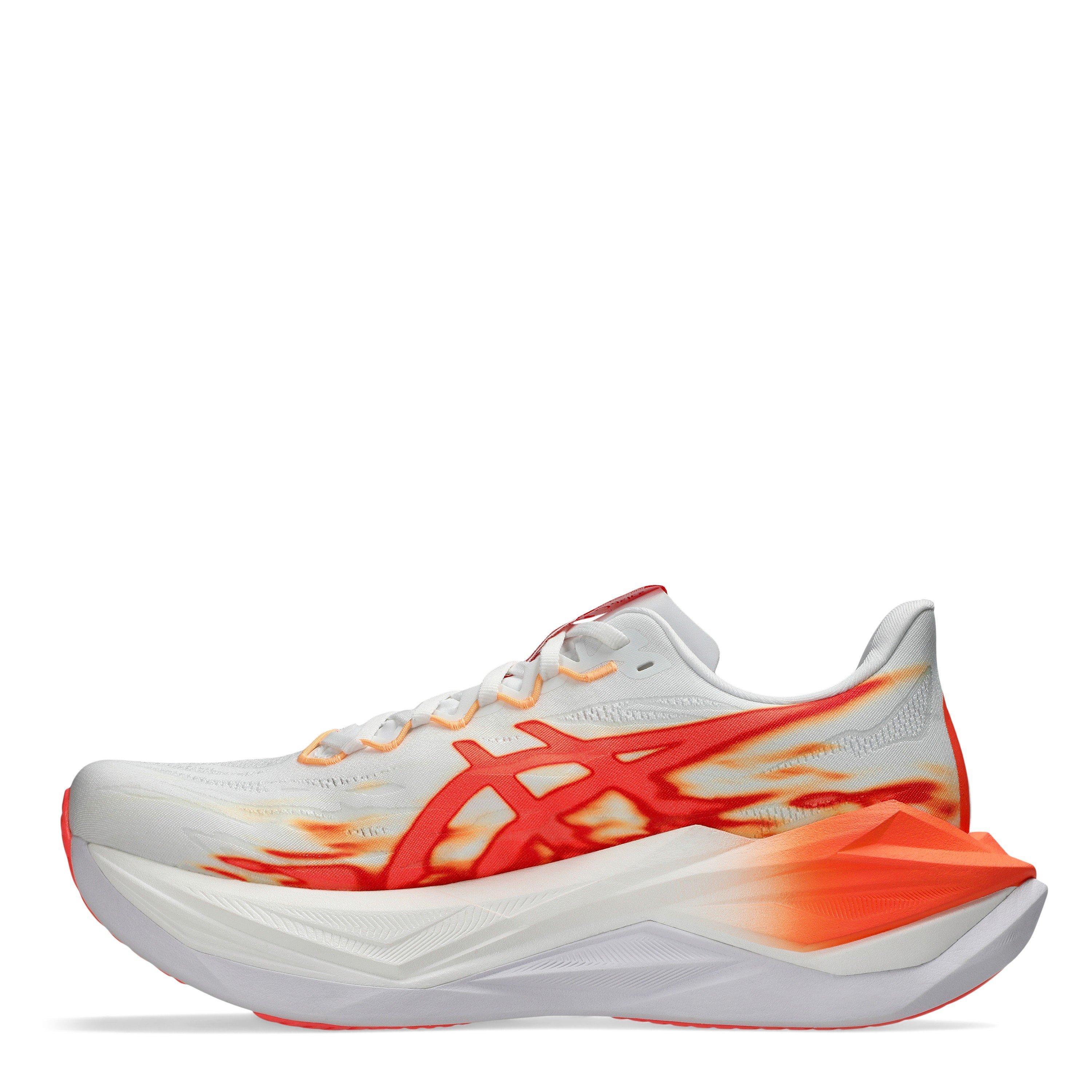 White/Orange - Asics - Mens Asics Superblast 3 Fast Running Shoes - 2