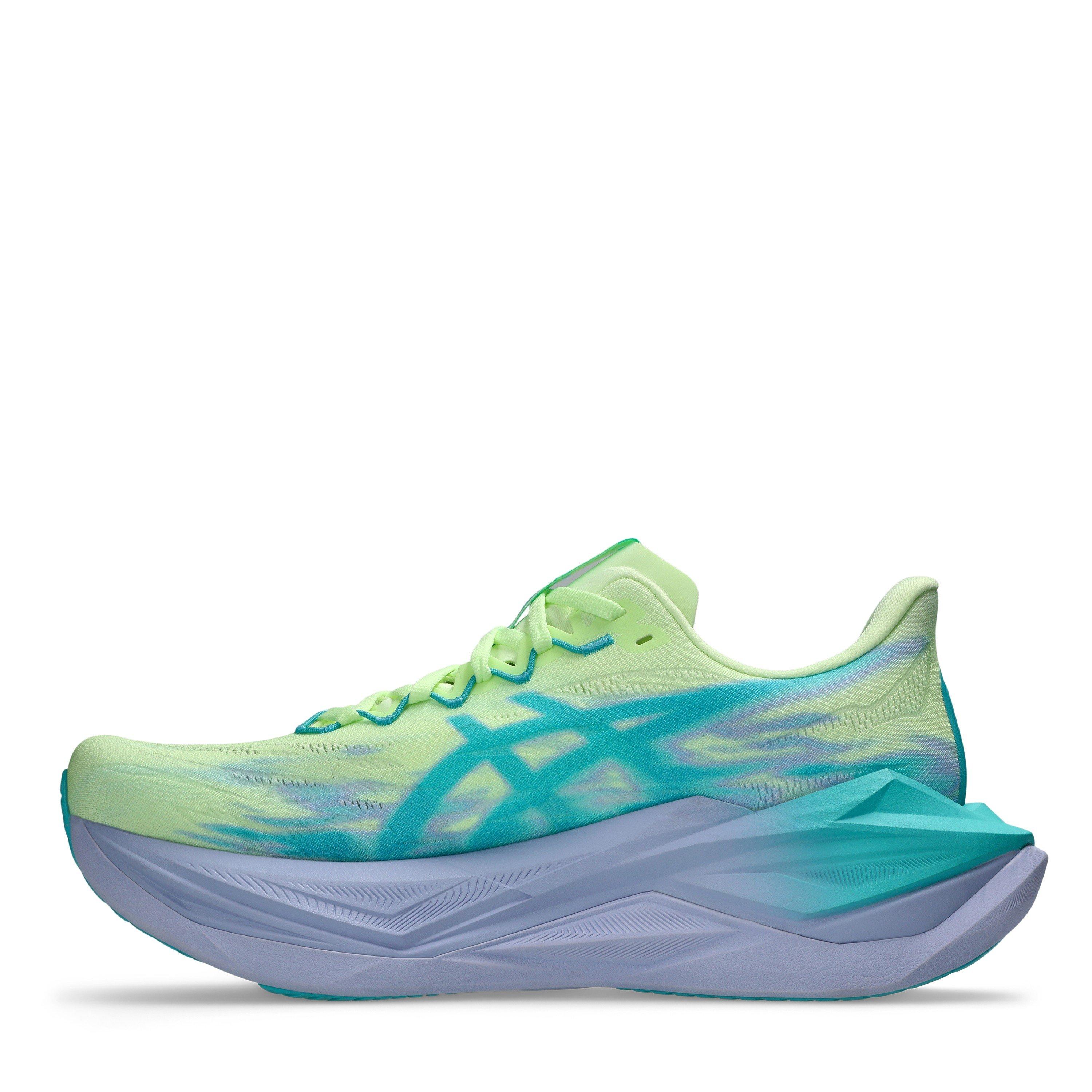 Jaune/Aqua - Asics - Mens Asics Superblast 3 Fast Running Shoes - 2