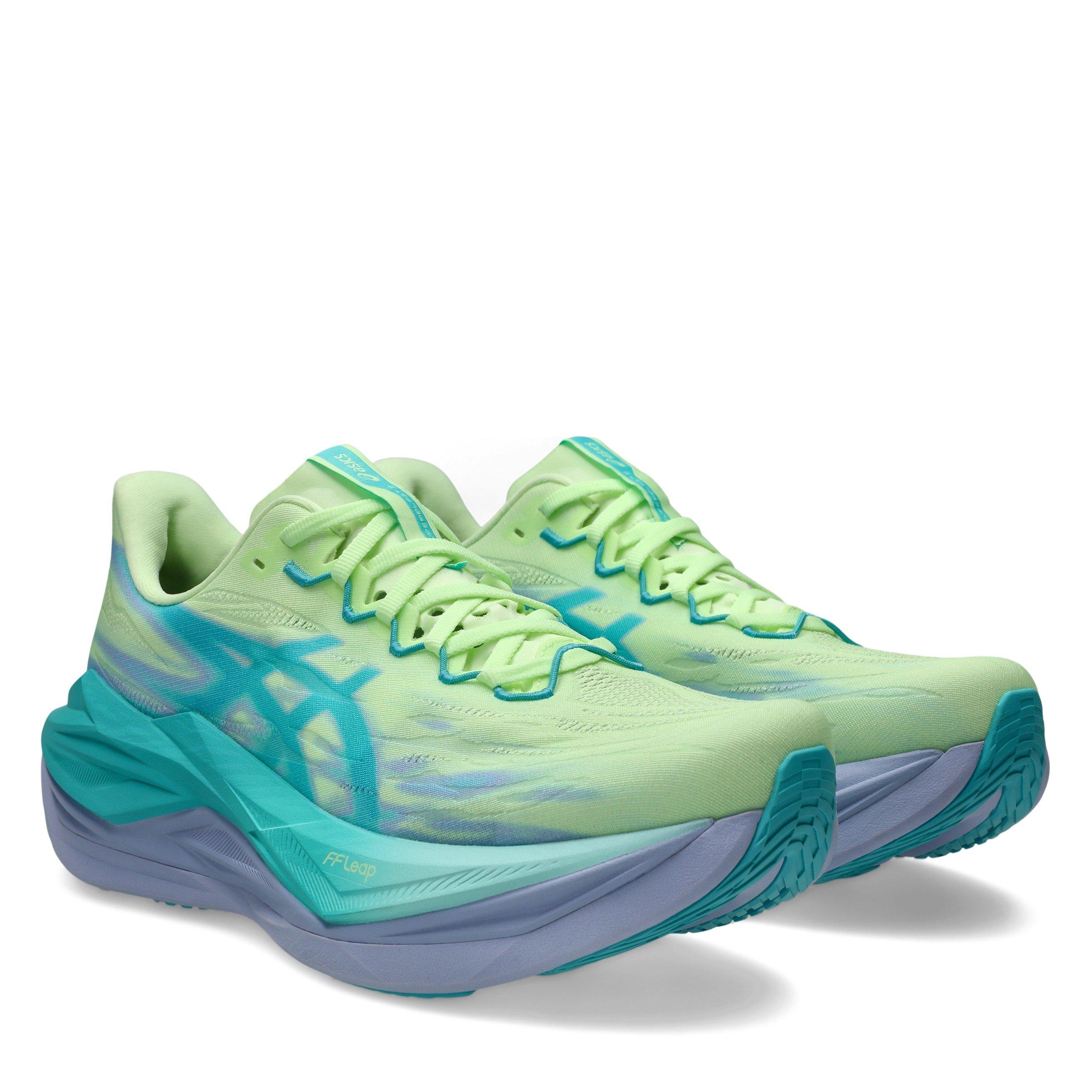Jaune/Aqua - Asics - Mens Asics Superblast 3 Fast Running Shoes - 4