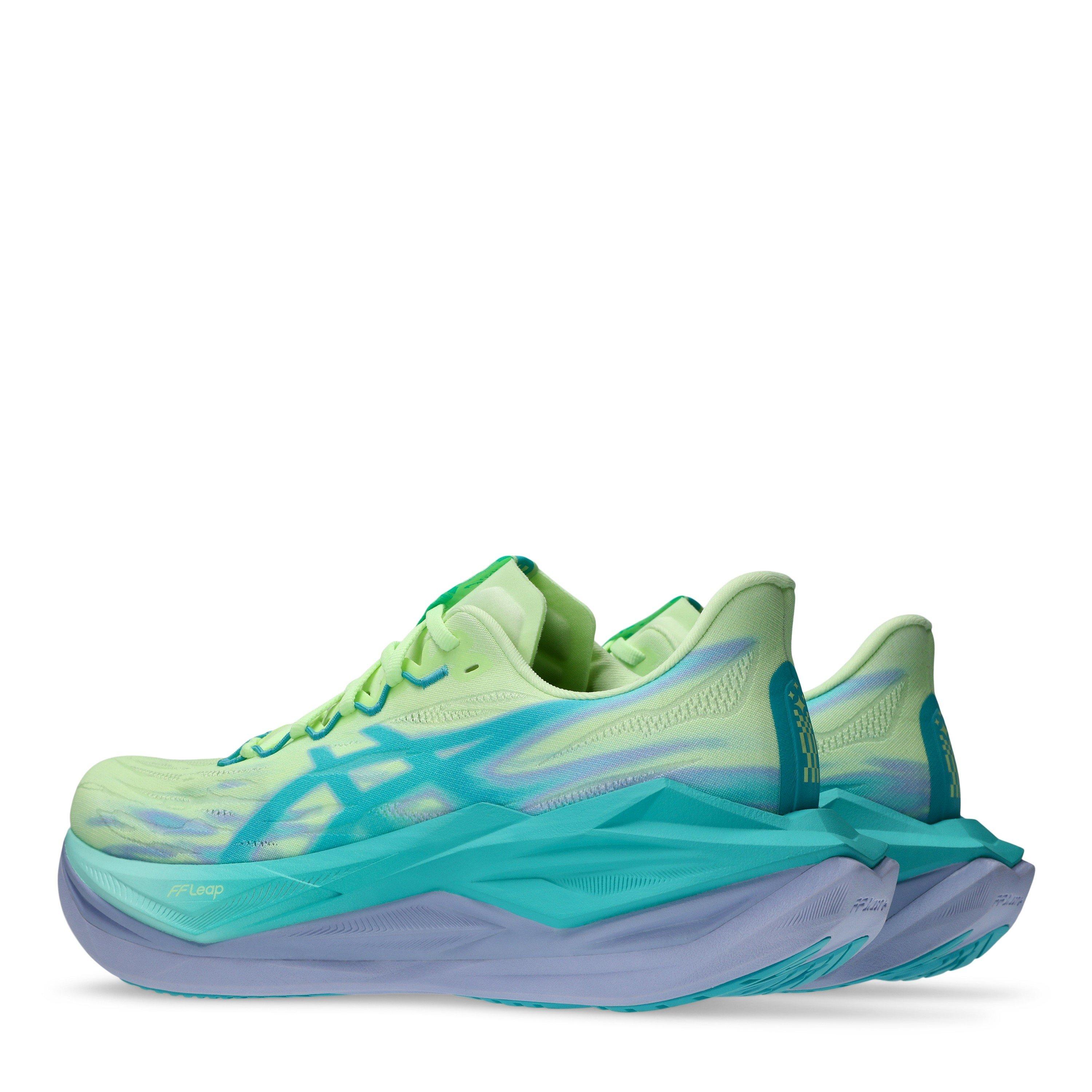 Jaune/Aqua - Asics - Mens Asics Superblast 3 Fast Running Shoes - 5
