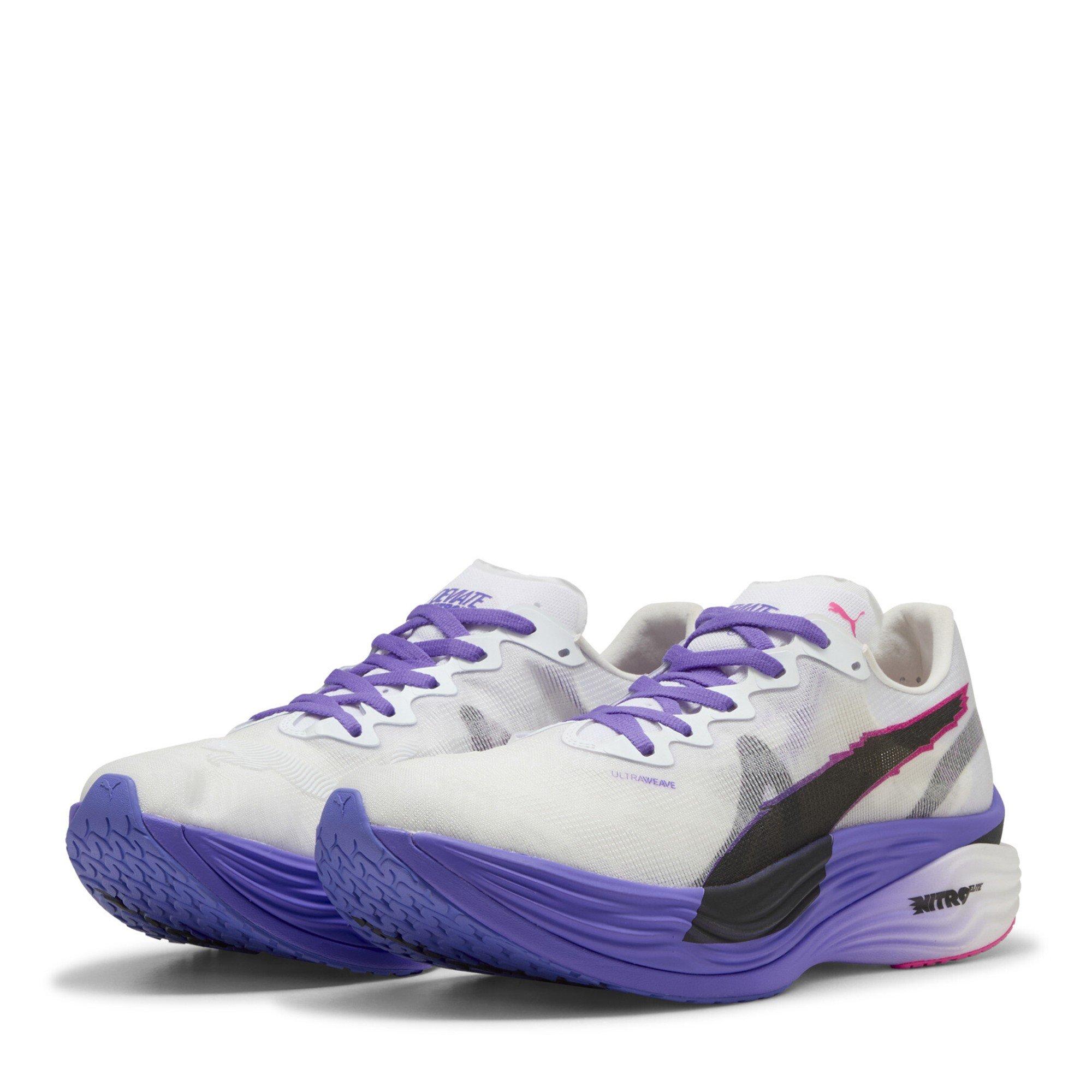 Puma White-Da - Puma - Men's Deviate Nitro Elite 3 Dig Fast Neutral Road Running Shoes - 1