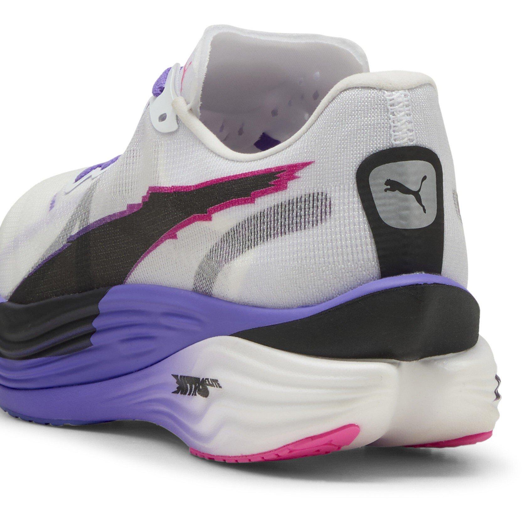 Puma White-Da - Puma - Men's Deviate Nitro Elite 3 Dig Fast Neutral Road Running Shoes - 5