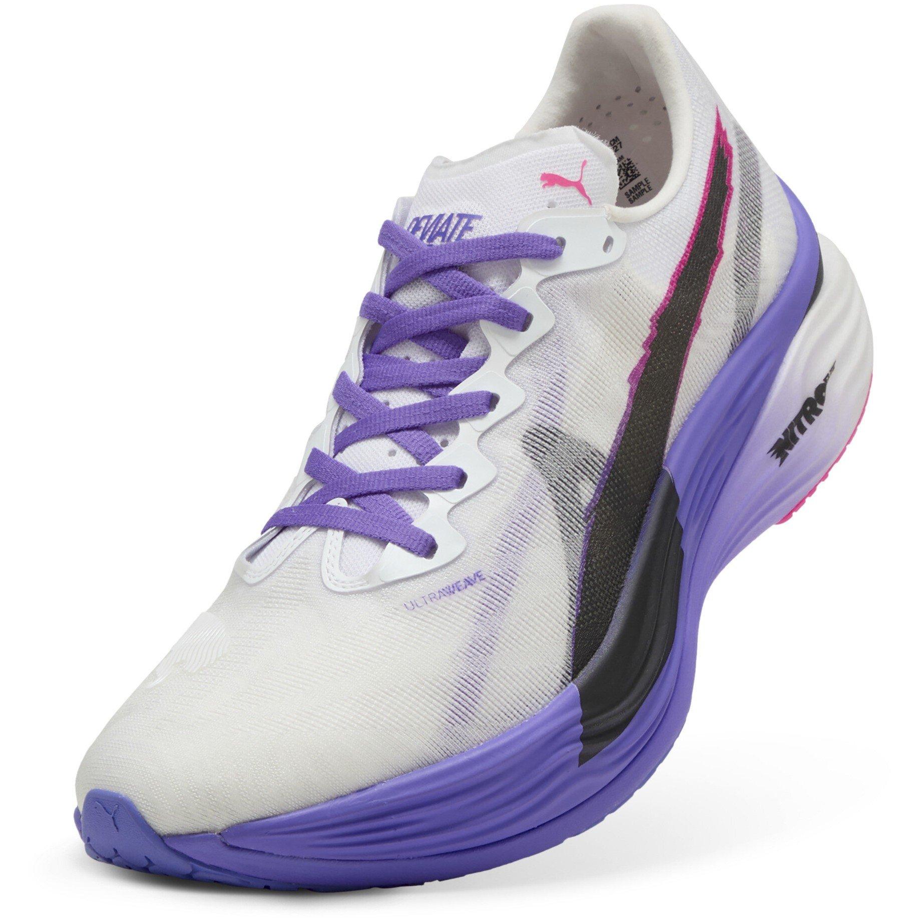 Puma White-Da - Puma - Men's Deviate Nitro Elite 3 Dig Fast Neutral Road Running Shoes - 6