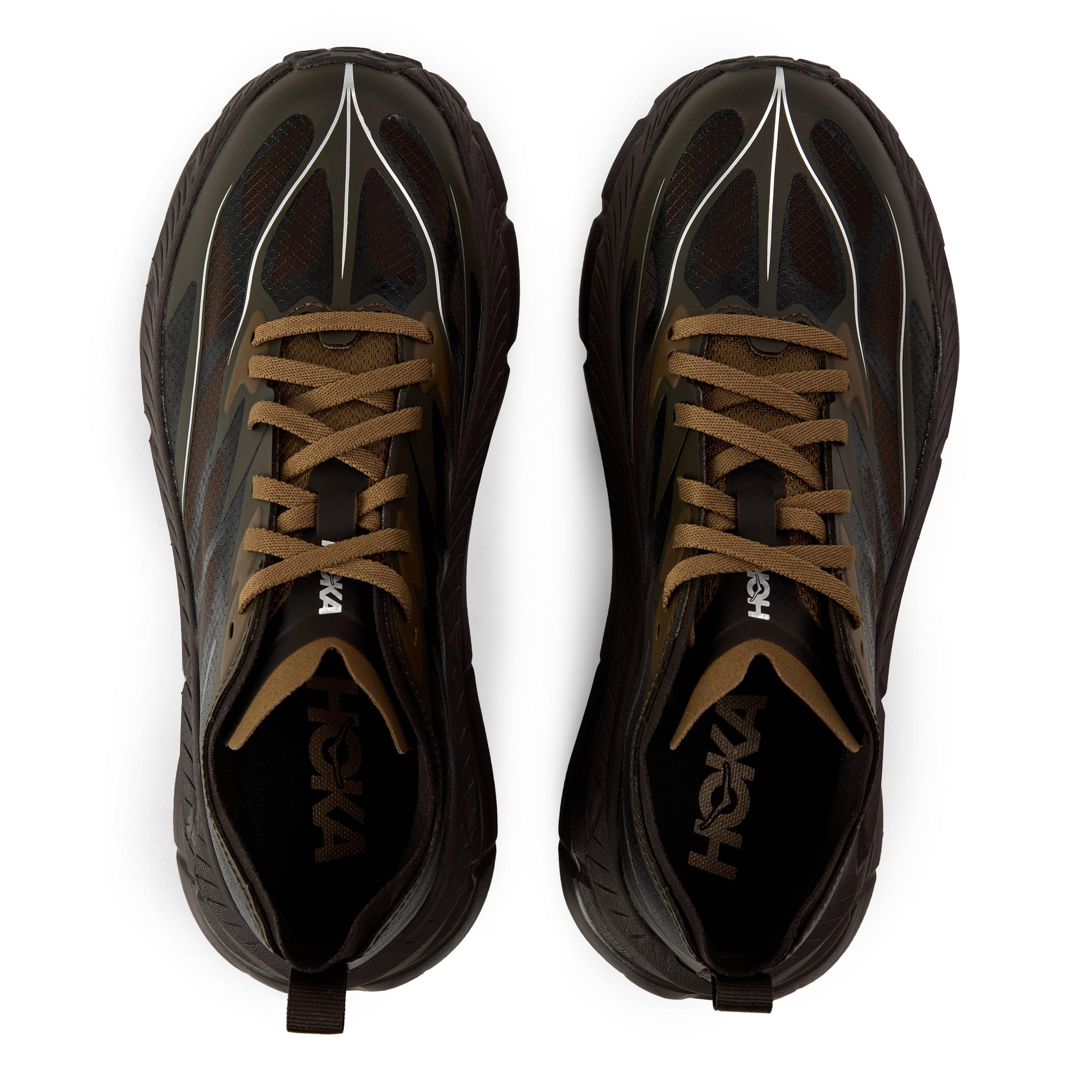 Tree Bark/Iron - Hoka - Women's Mafate Cushioned Breathable Running Shoes - 4