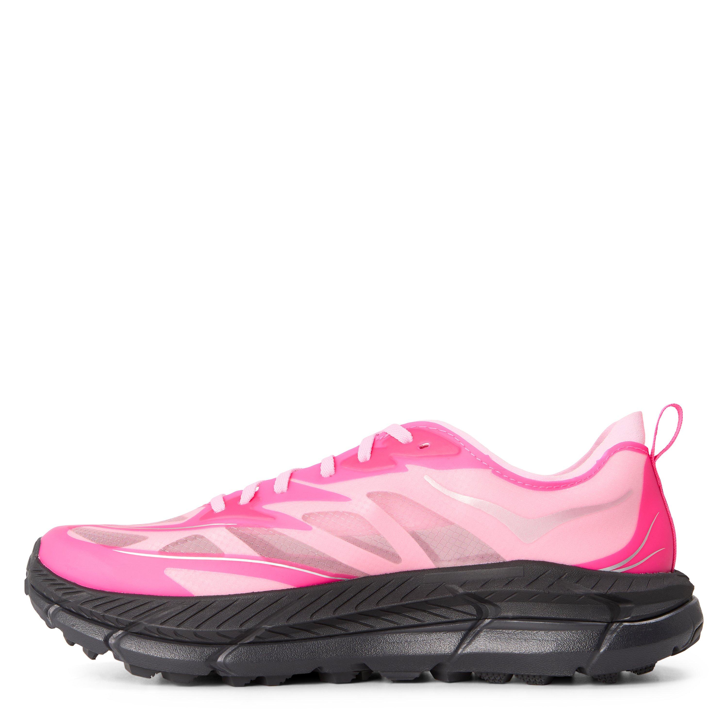 Neon/Black - Hoka - Women's Mafate Cushioned Breathable Running Shoes - 2