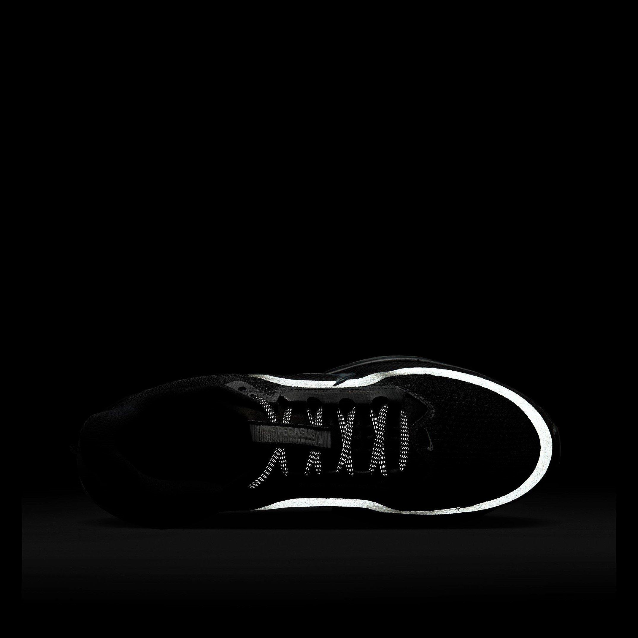 Black/M.Silver - Nike - Pegasus Premium Mens Running Shoes - 11