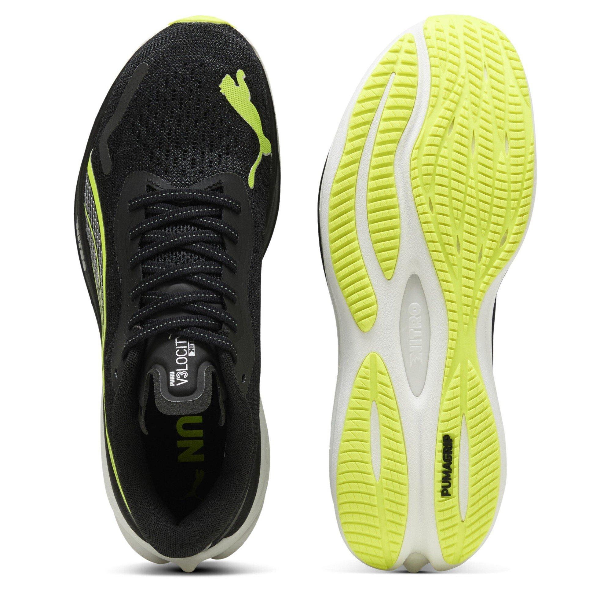 Puma Black-Ye - Puma - Men's Velocity Nitro 3 Wide Running Shoes - 3