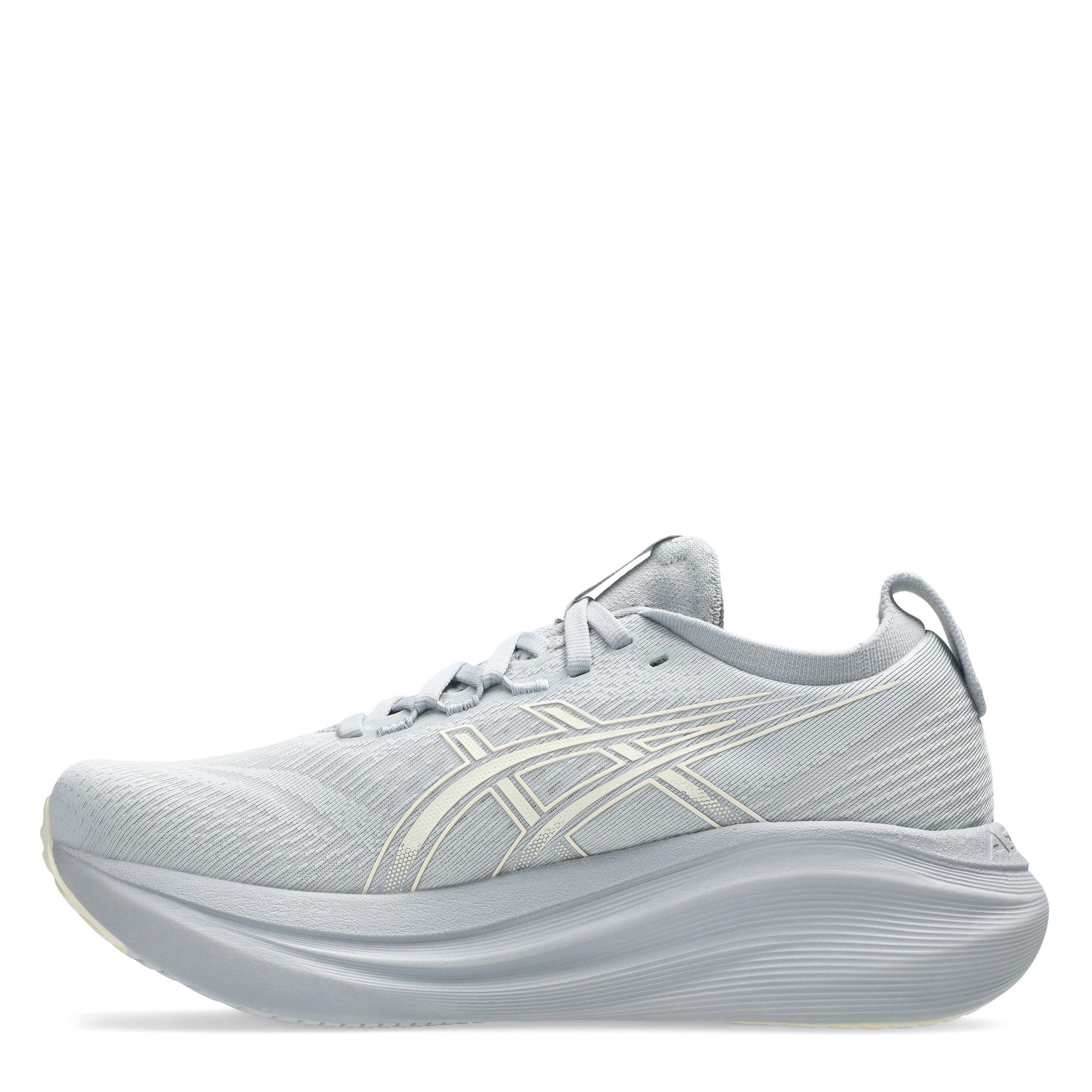 PIED GREY/CREAM - Asics - GEL-Nimbus 27 Womens  Running Shoes - 2