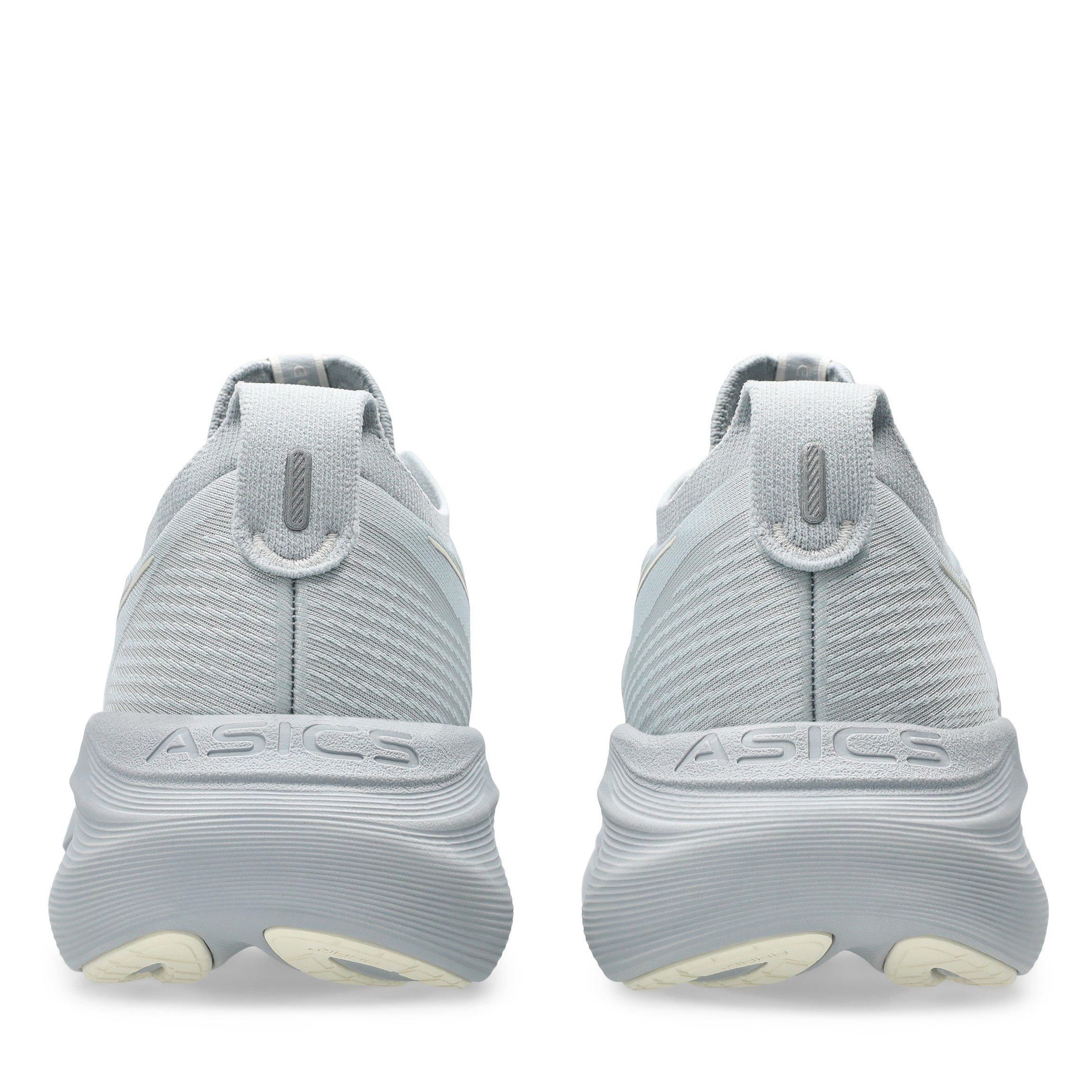 PIED GREY/CREAM - Asics - GEL-Nimbus 27 Womens  Running Shoes - 7