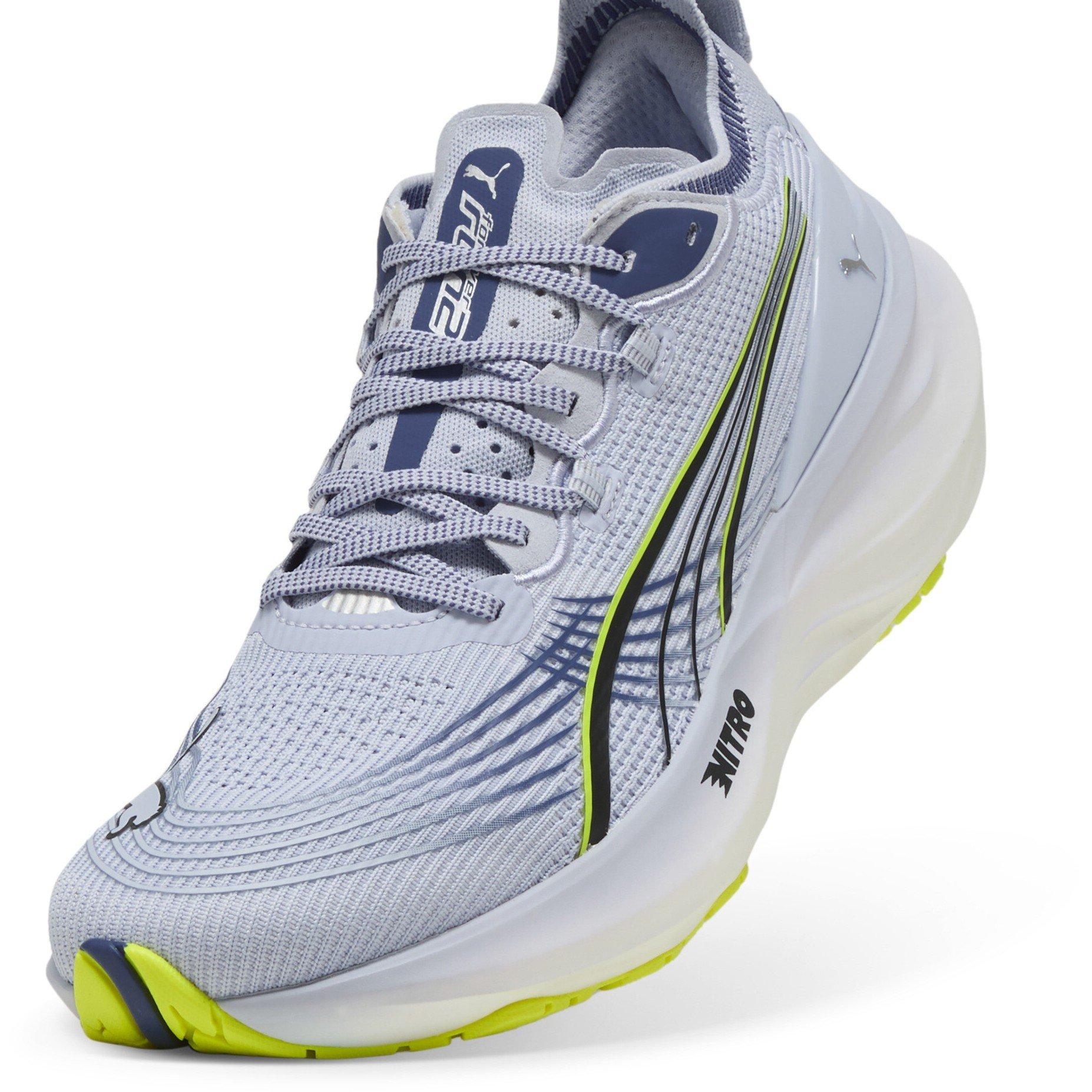 Grey-Blue-Yel - Puma - Men's Foreverrun Nitro 2 Everyday Stable Road Running Shoes - 6