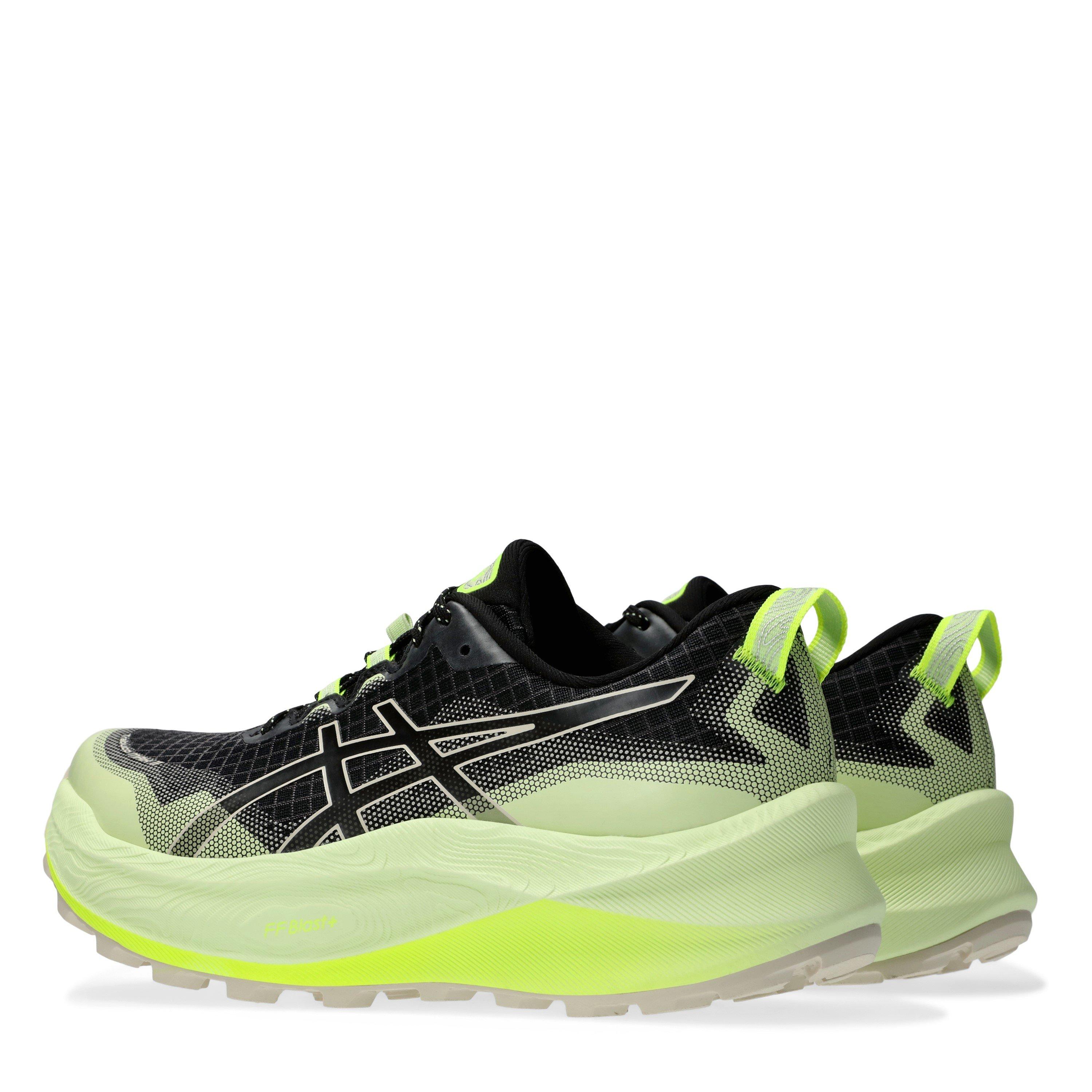 ZWART/HAVENMEEL - Asics - Trabuco Max Off-Road Trail Running Shoes - 5
