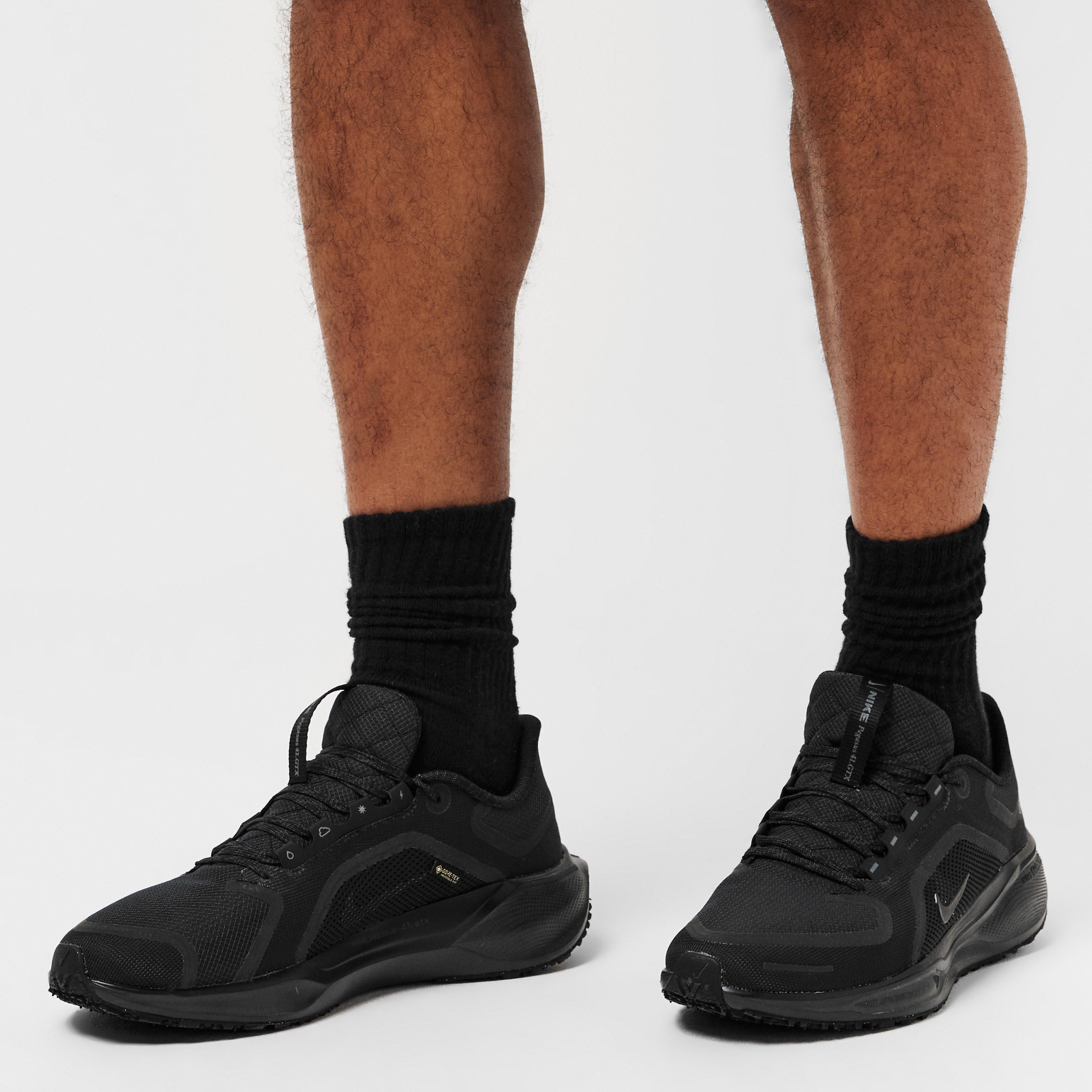 Black/Black - Nike - Pegasus 41 Gore-Tex Men's Waterproof Road Running Shoes Mens - 3