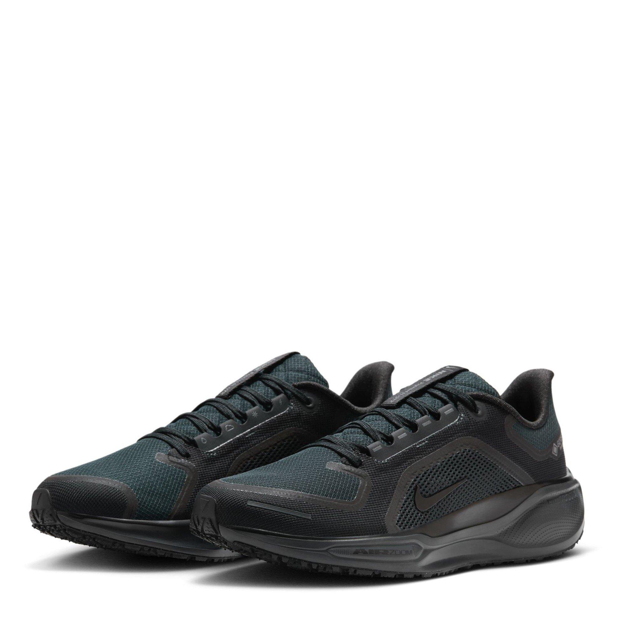 Black/Black - Nike - Pegasus 41 Gore-Tex Men's Waterproof Road Running Shoes Mens - 5