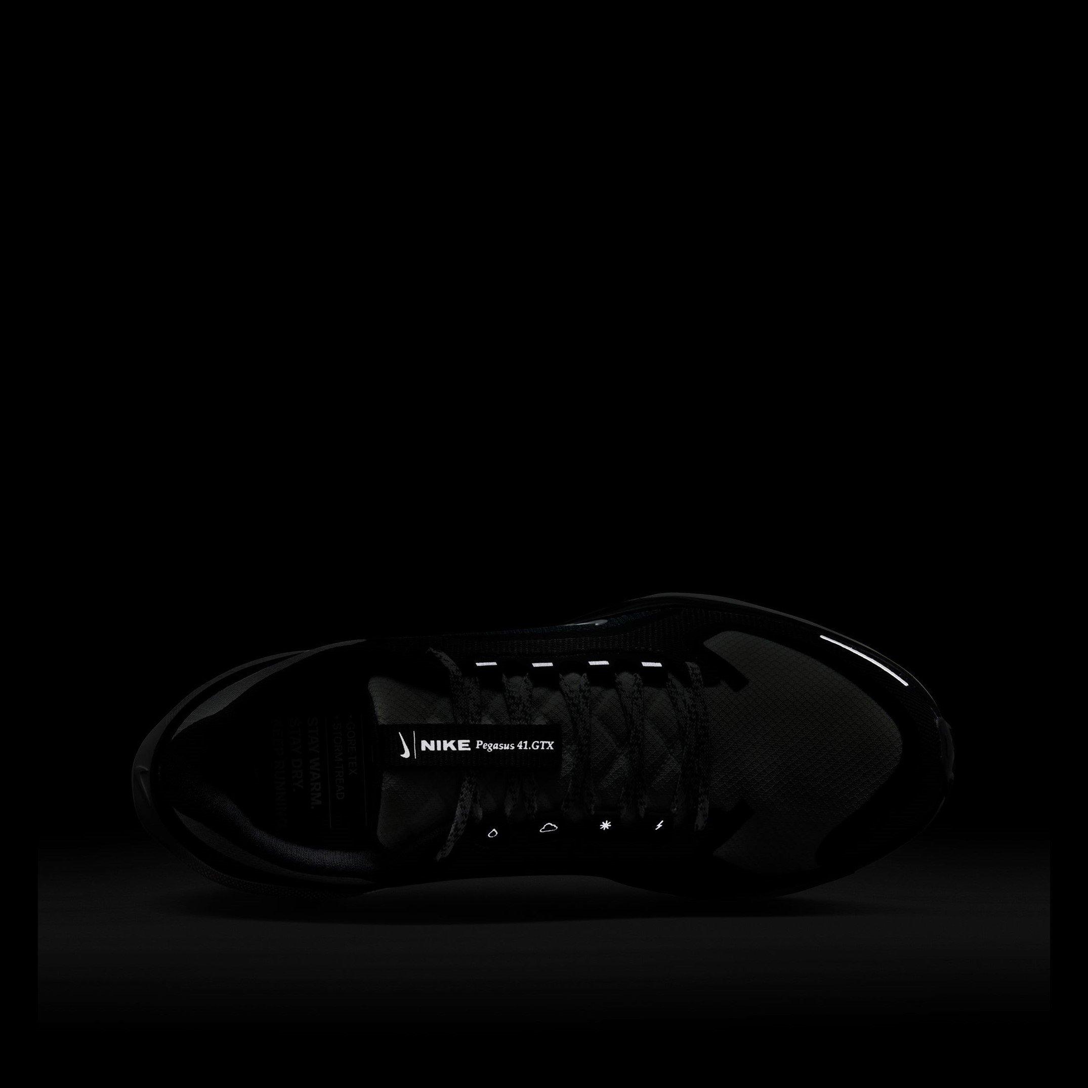 Schwarz/Weiß - Nike - Pegasus 41 Gore-Tex Women's Waterproof Road Running Shoes Womens - 10