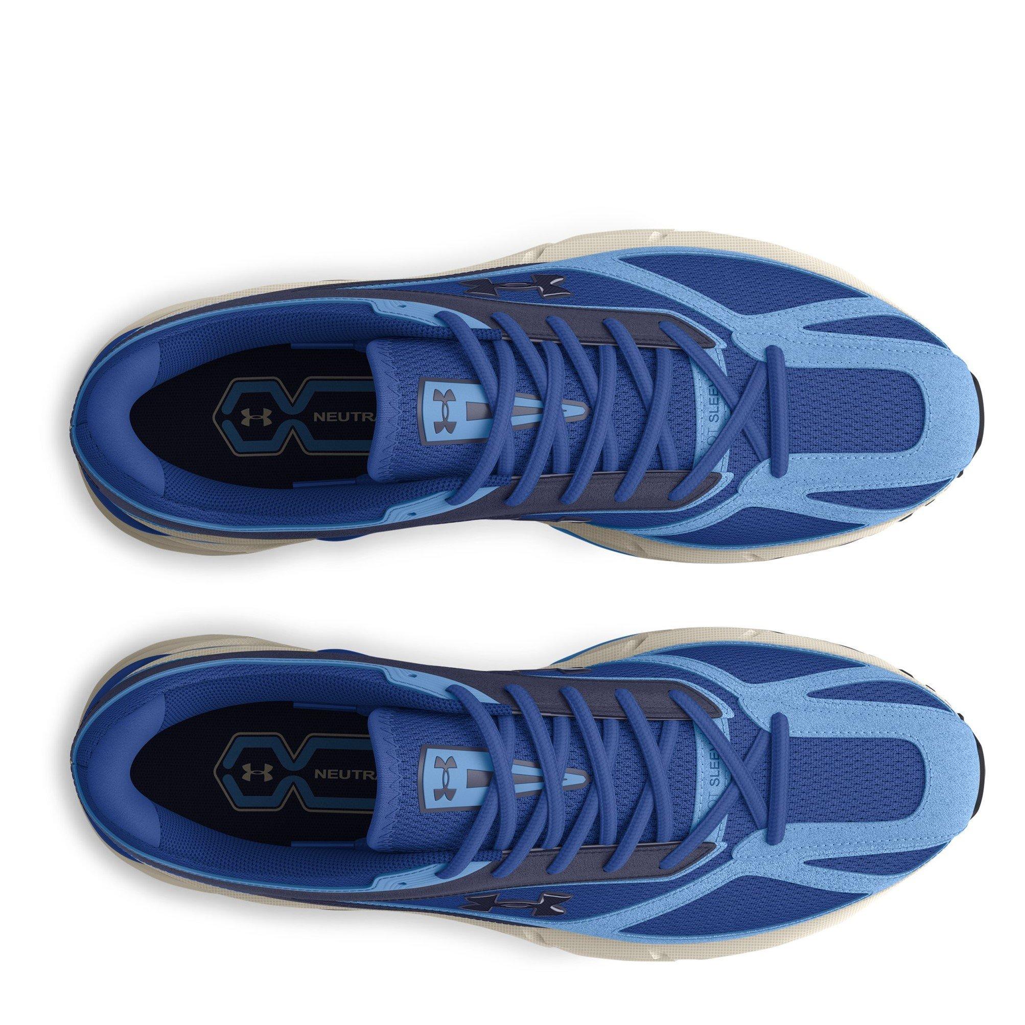 Blue - Under Armour - Unisex Adults Hovr Apparition Everyday Neutral Road Running Shoes - 4
