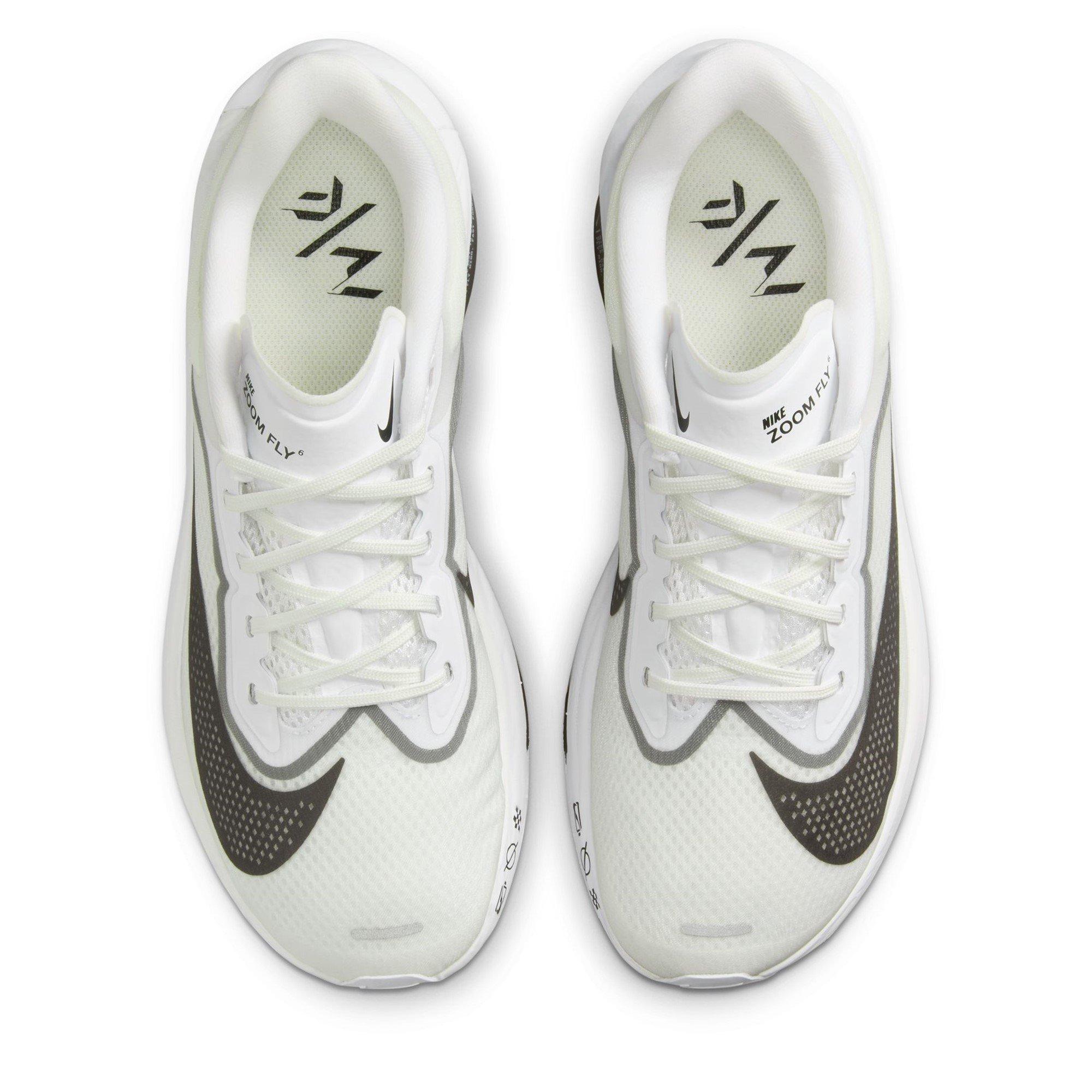 White/Black - Nike - Zoom Fly 6 Road Running Shoes Womens - 6