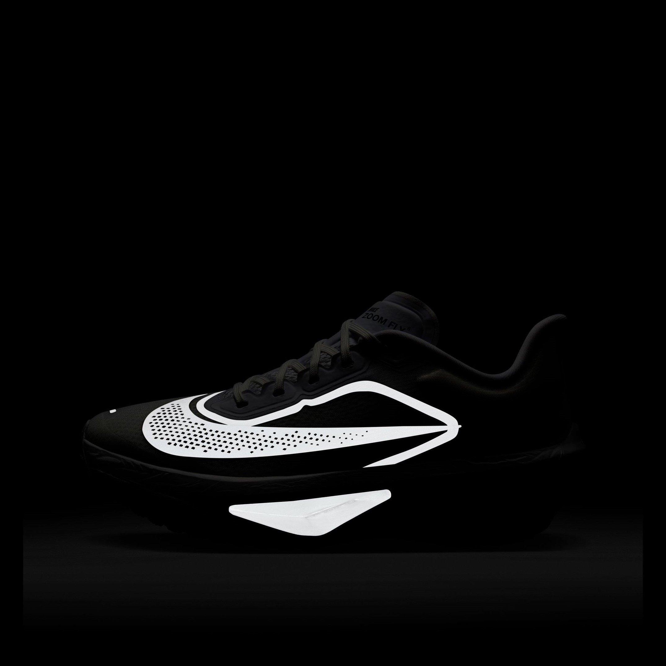 White/Black - Nike - Zoom Fly 6 Road Running Shoes Womens - 9