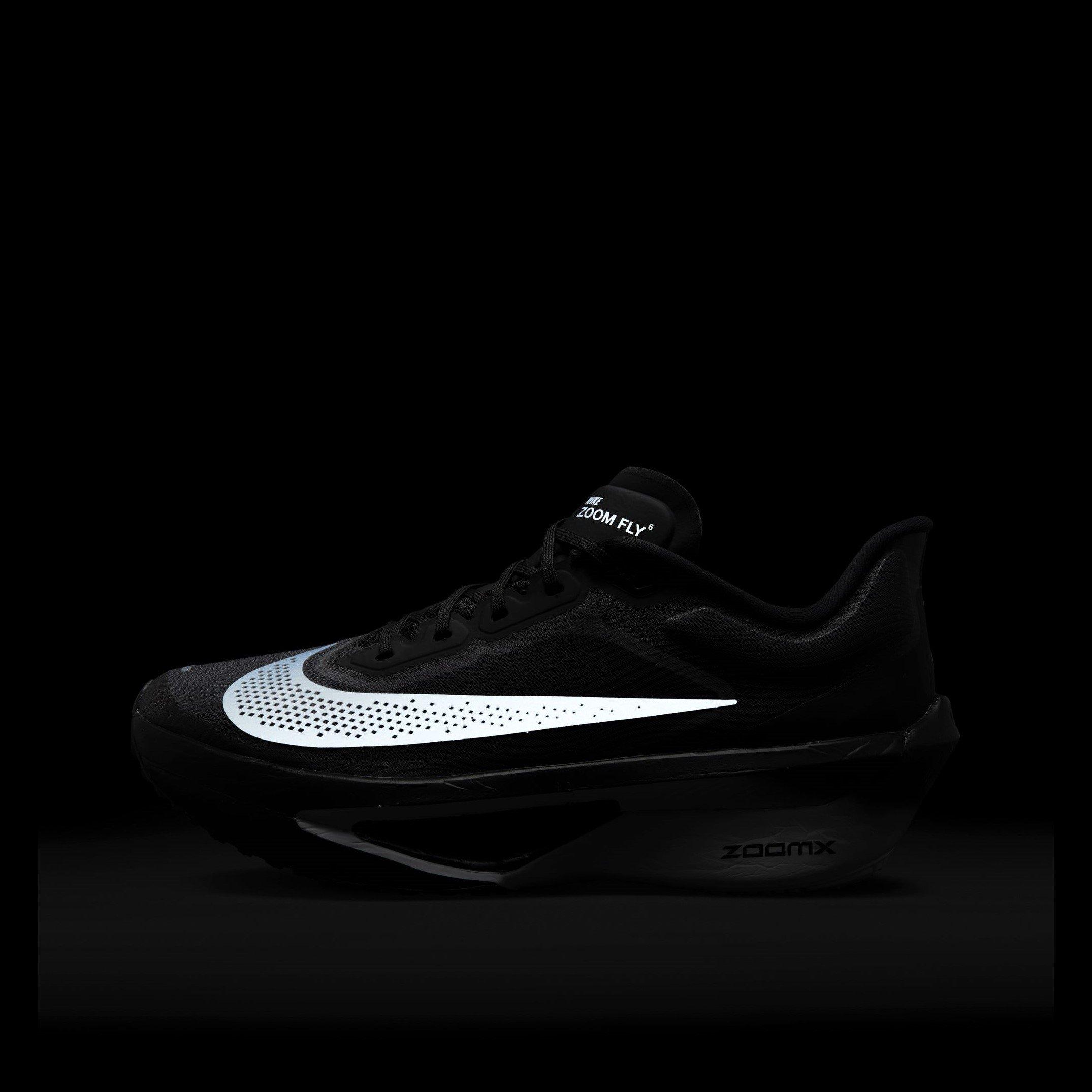 Zwart/Wit - Nike - Zoom Fly 6 Road Running Shoes Womens - 9