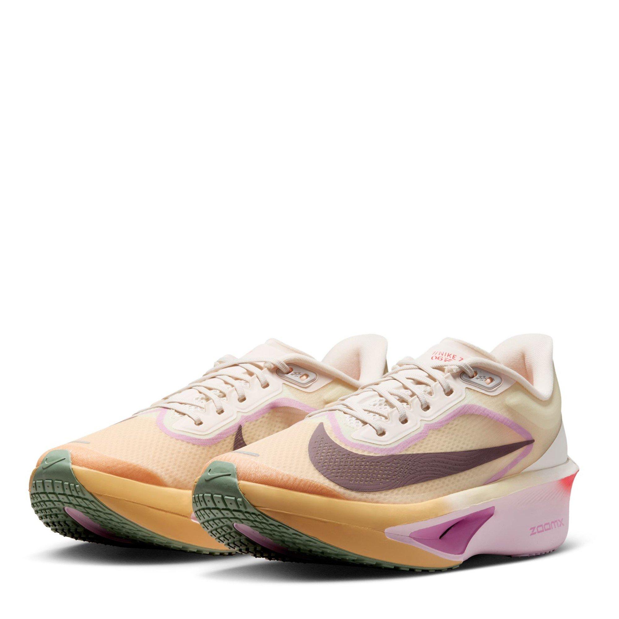 Sail/Orange - Nike - Zoom Fly 6 Road Running Shoes Womens - 4