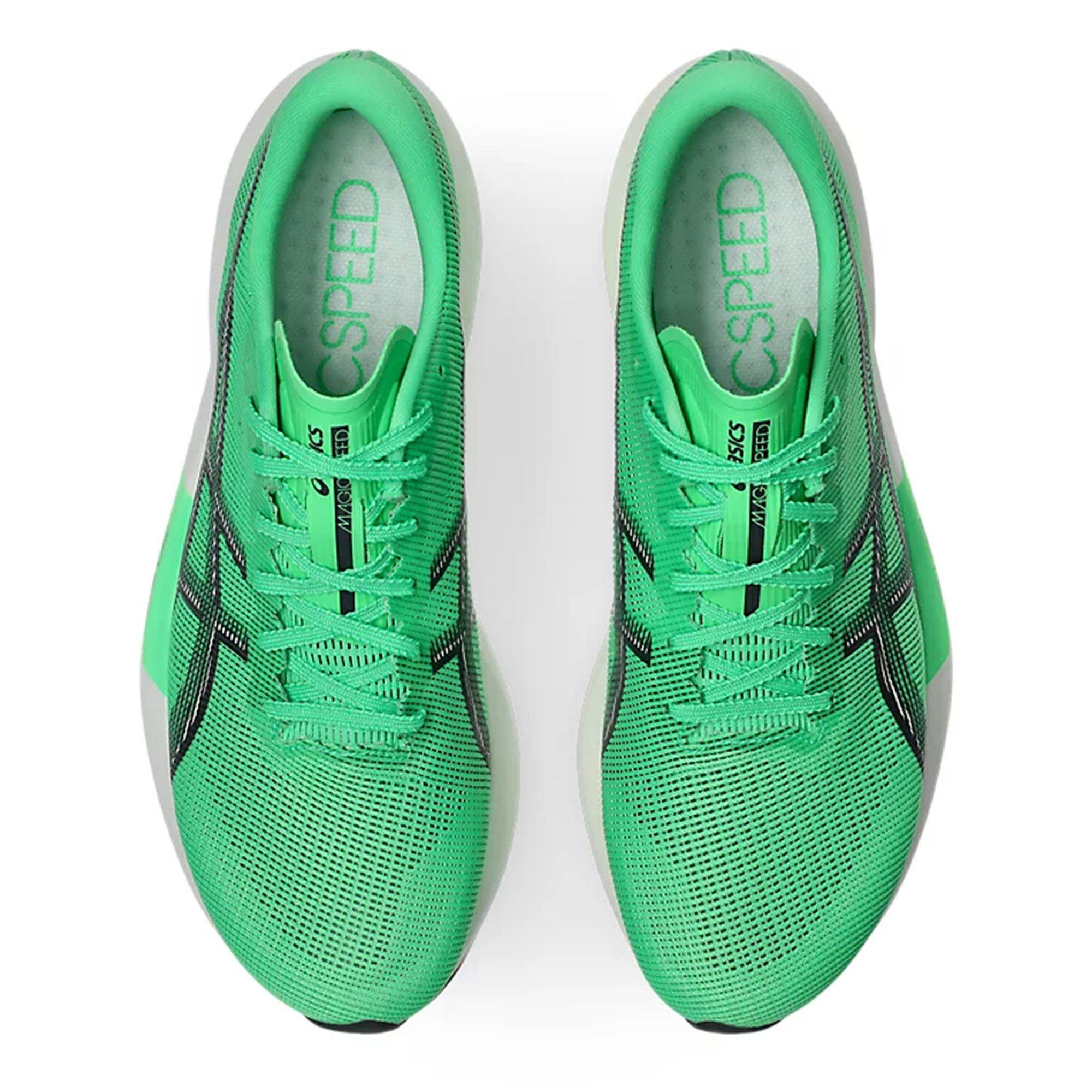 Green/Grey - Asics - Magic Speed 5 Road Running Shoes Mens - 3