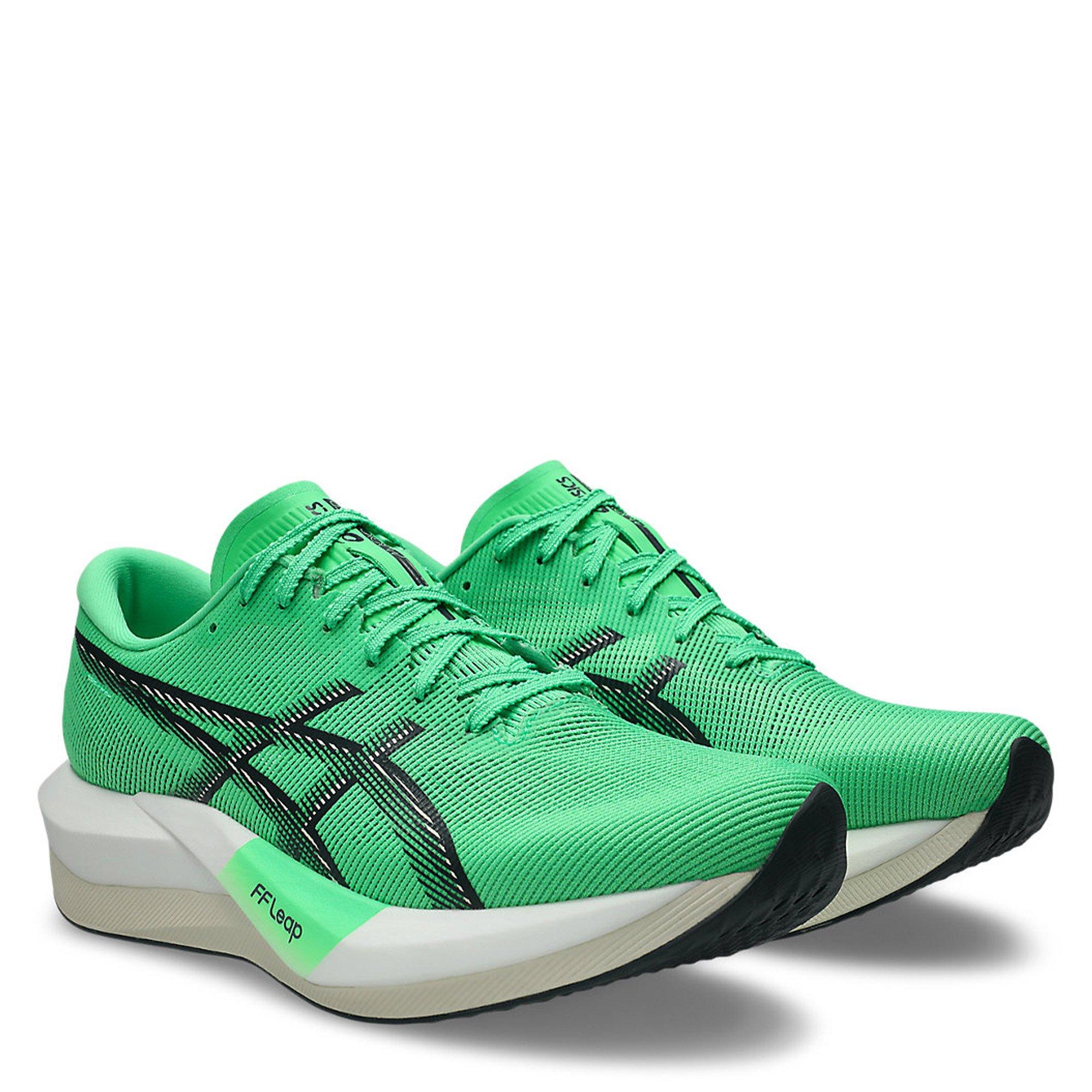 Green/Grey - Asics - Magic Speed 5 Road Running Shoes Mens - 5